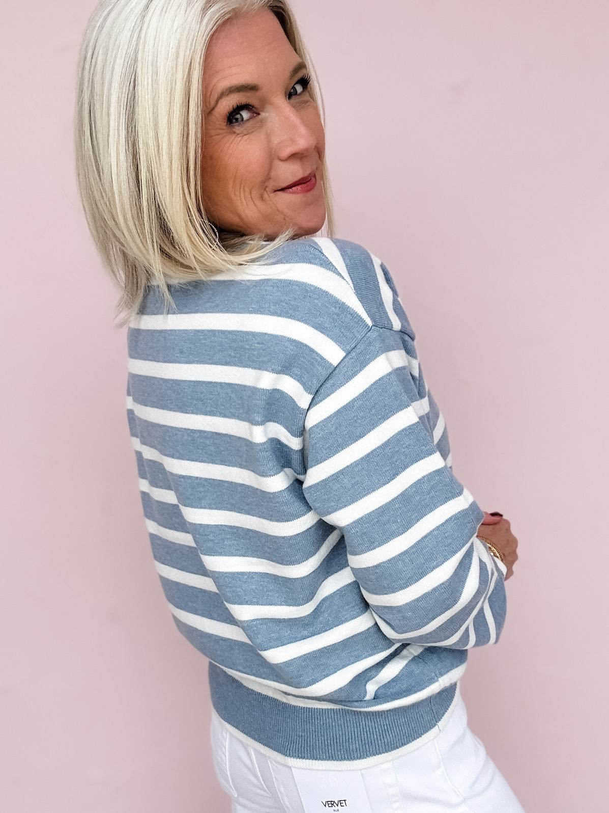 Ease Into It Stripe Pullover
