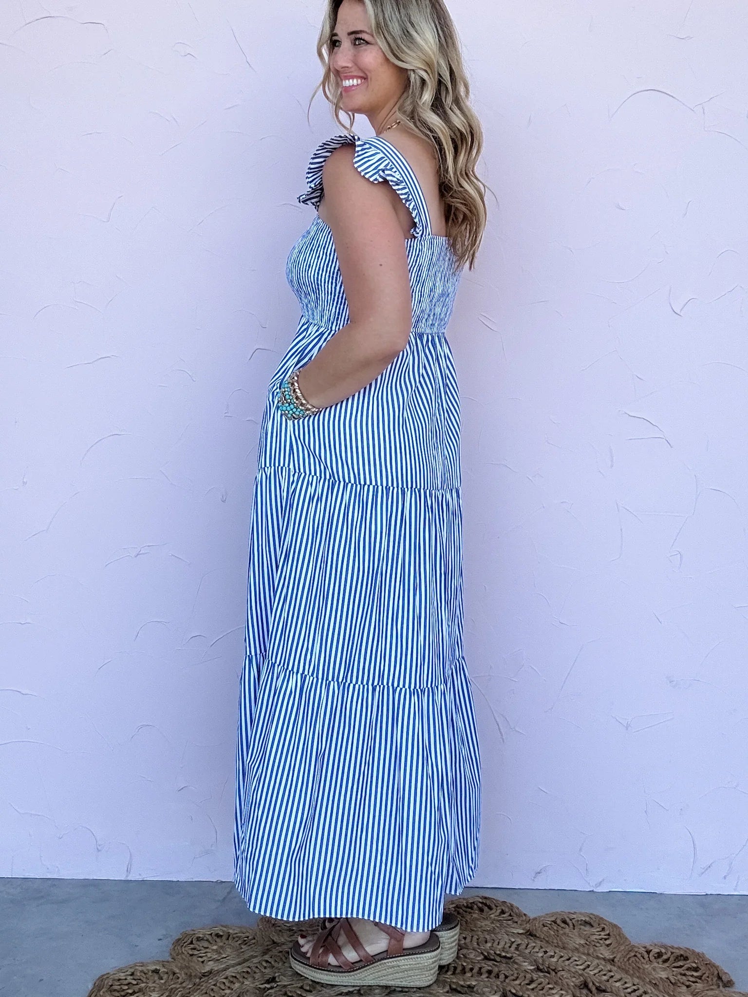 Bennett Stripe Dress - 50% Off