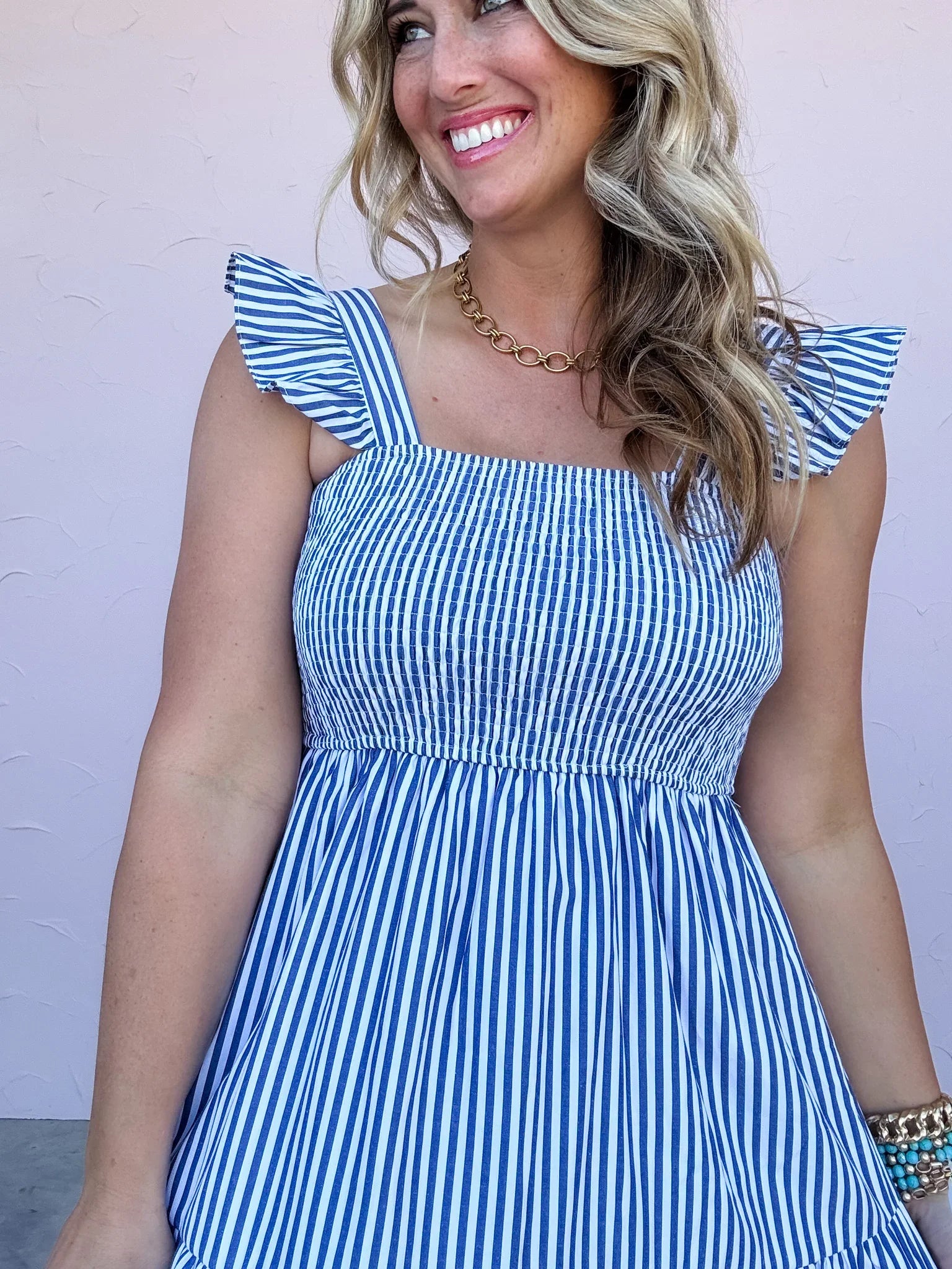 Bennett Stripe Dress - 50% Off