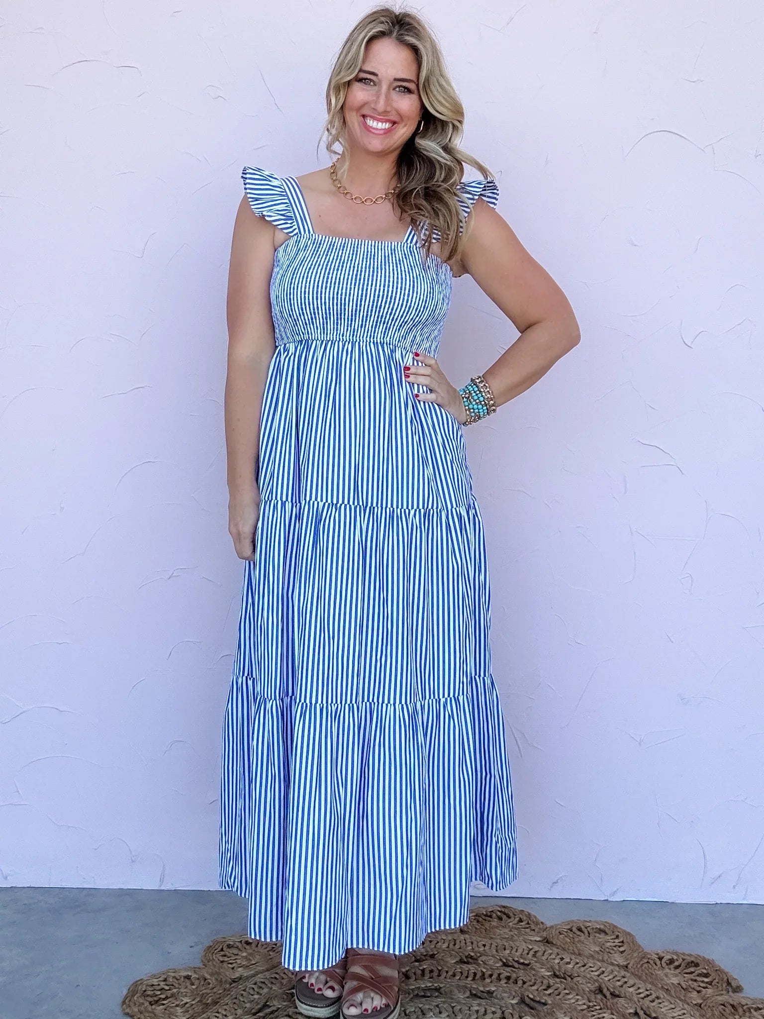 Bennett Stripe Dress - 50% Off