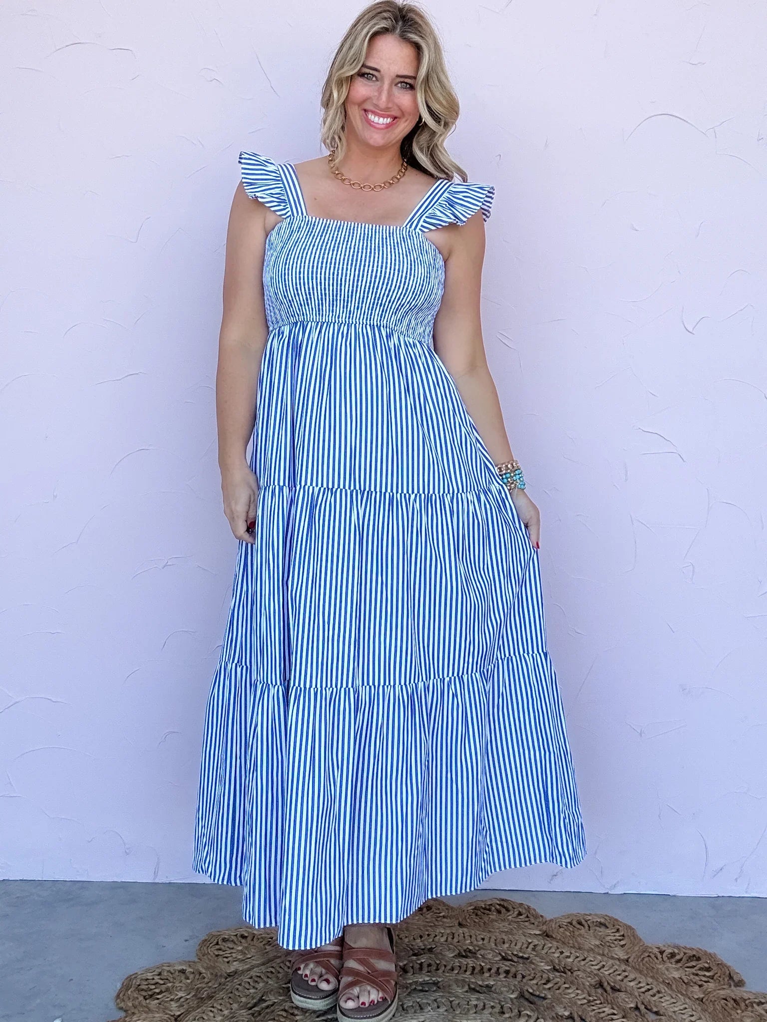 Bennett Stripe Dress - 50% Off