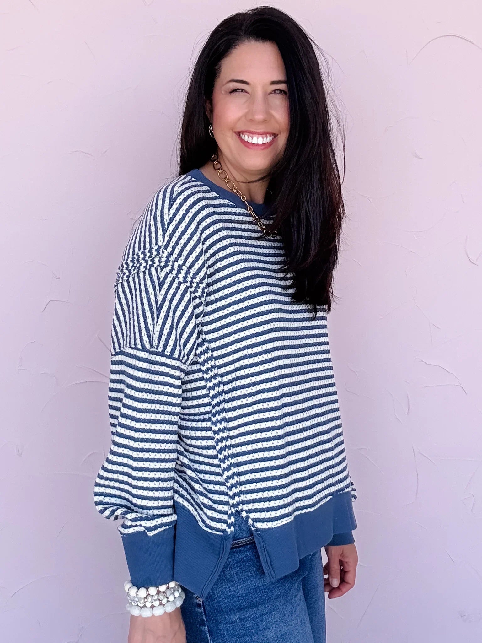 Walker Stripe Knit Top