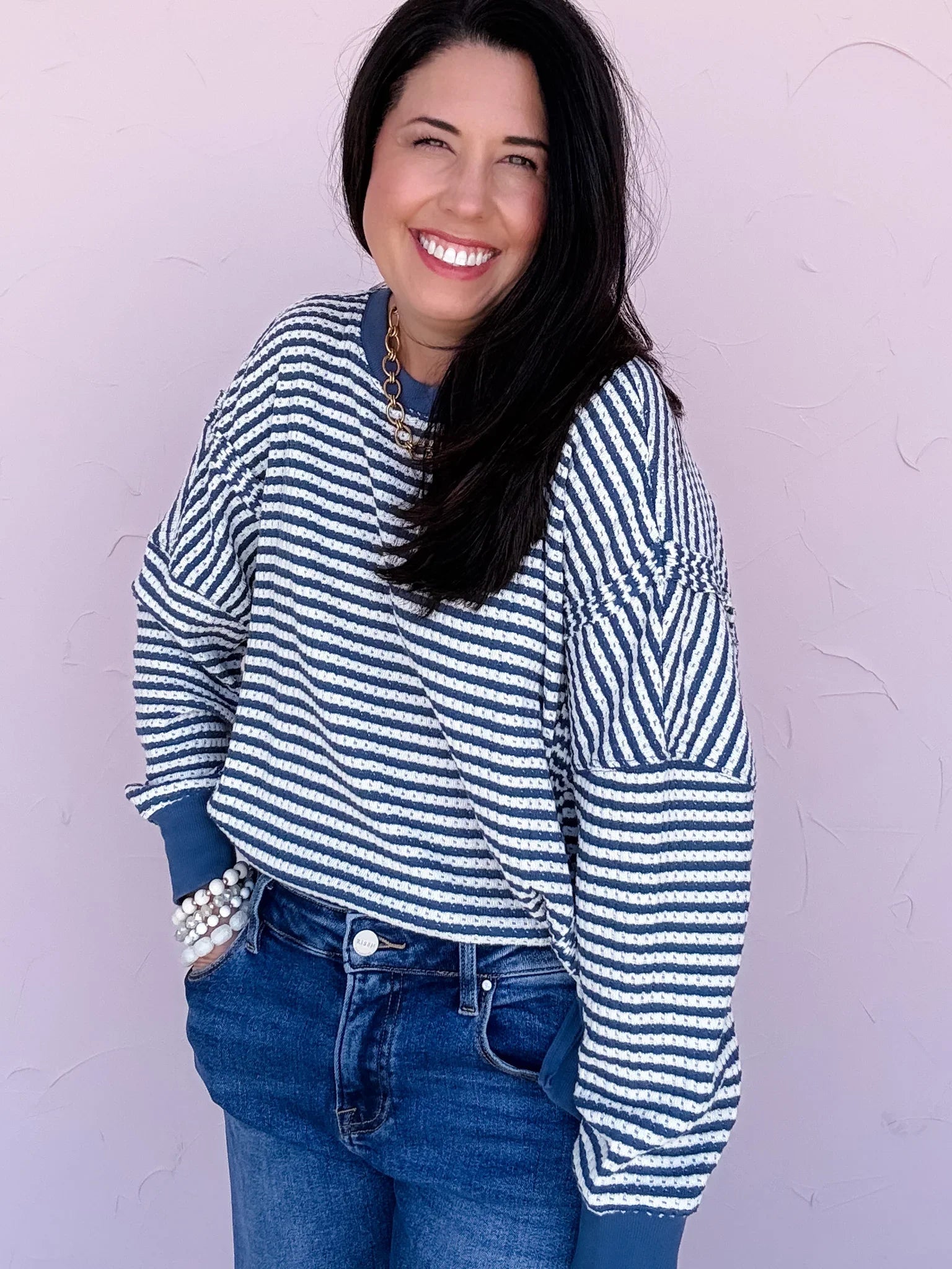 Walker Stripe Knit Top