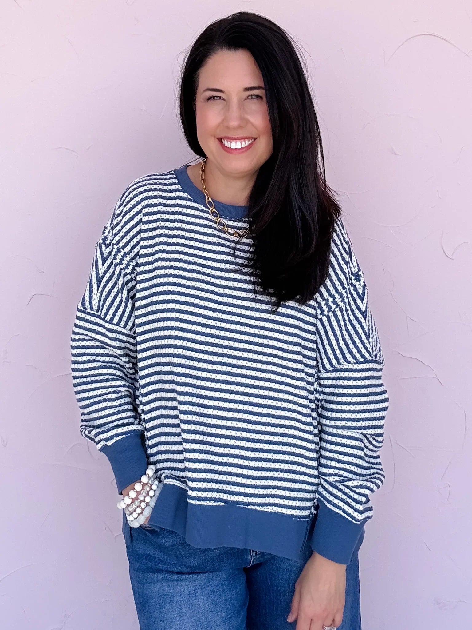 Walker Stripe Knit Top