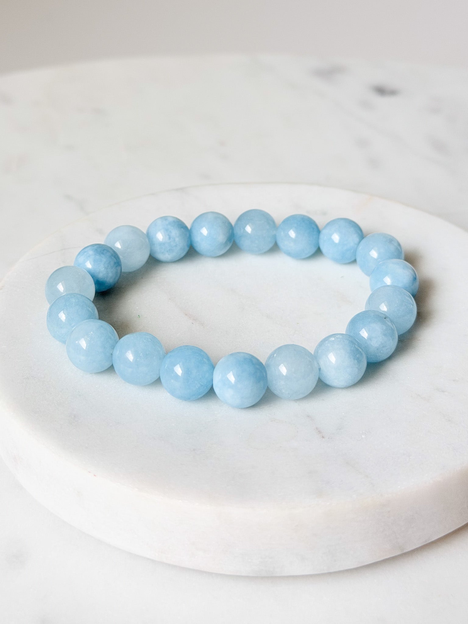 Blue Jade Bracelet