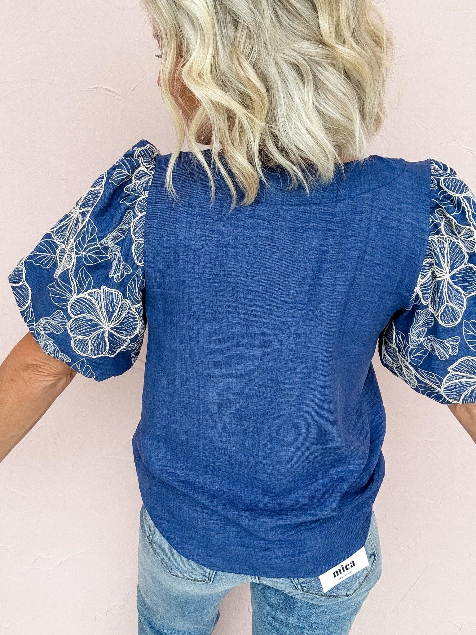 Azul Skies Social Top