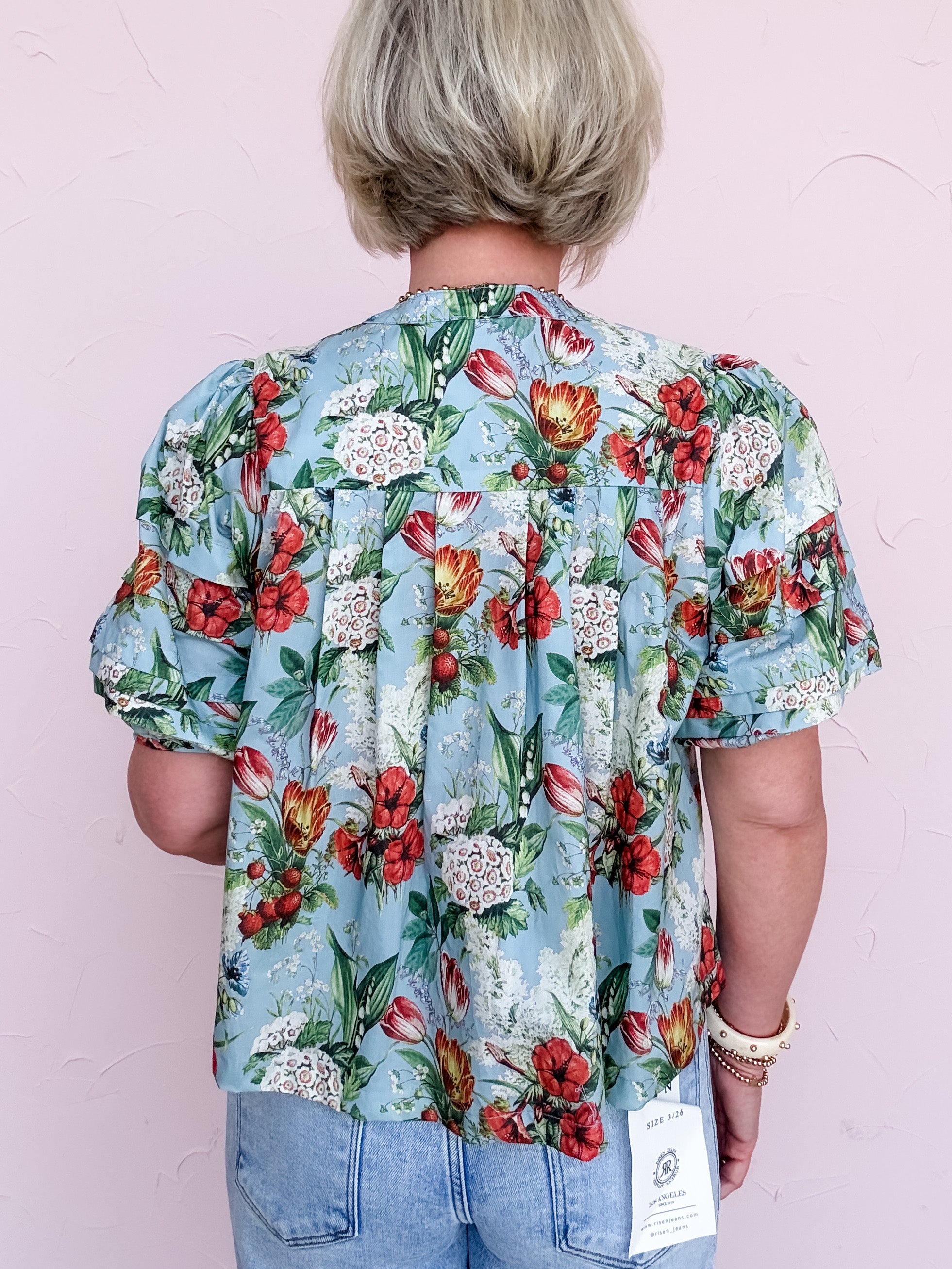 Strawberry Bloom Top