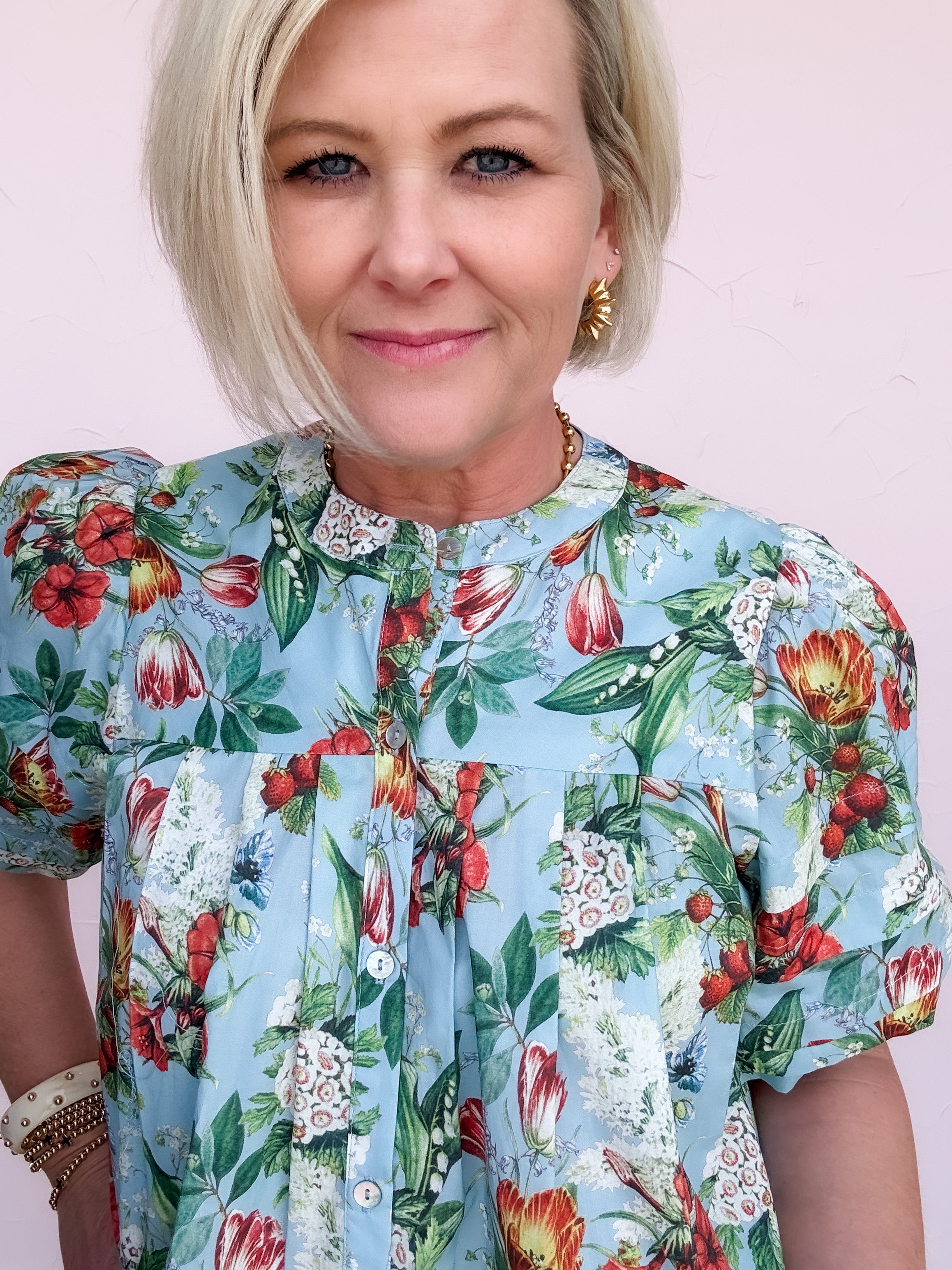 Strawberry Bloom Top