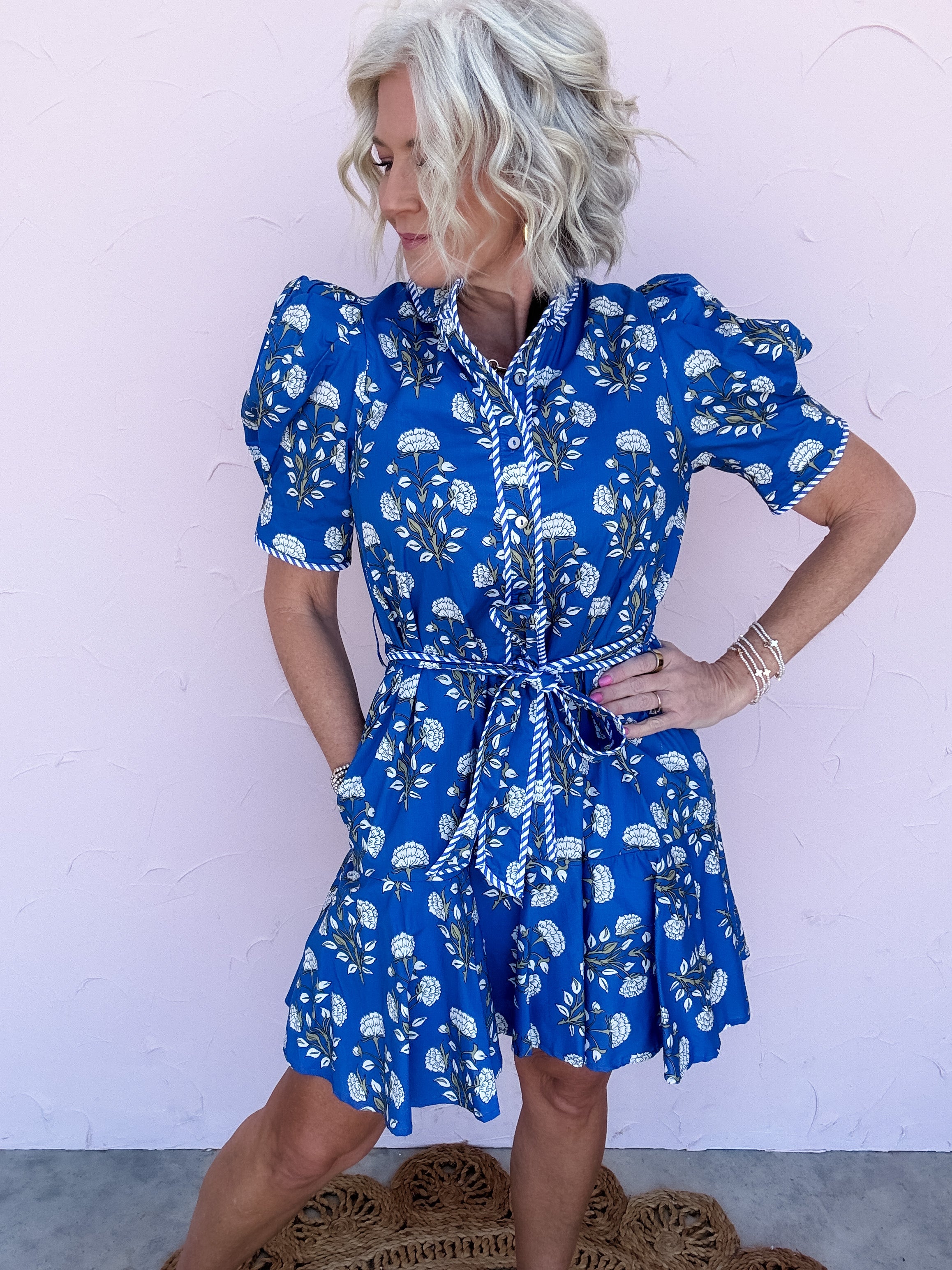 Blue Hour Mini Dress