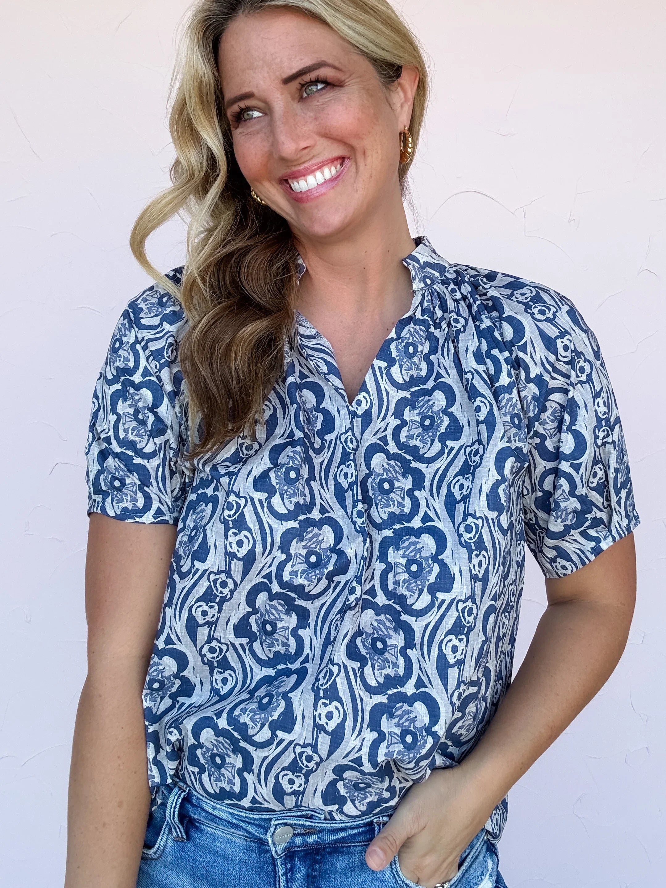 Baystone Top- FINAL SALE