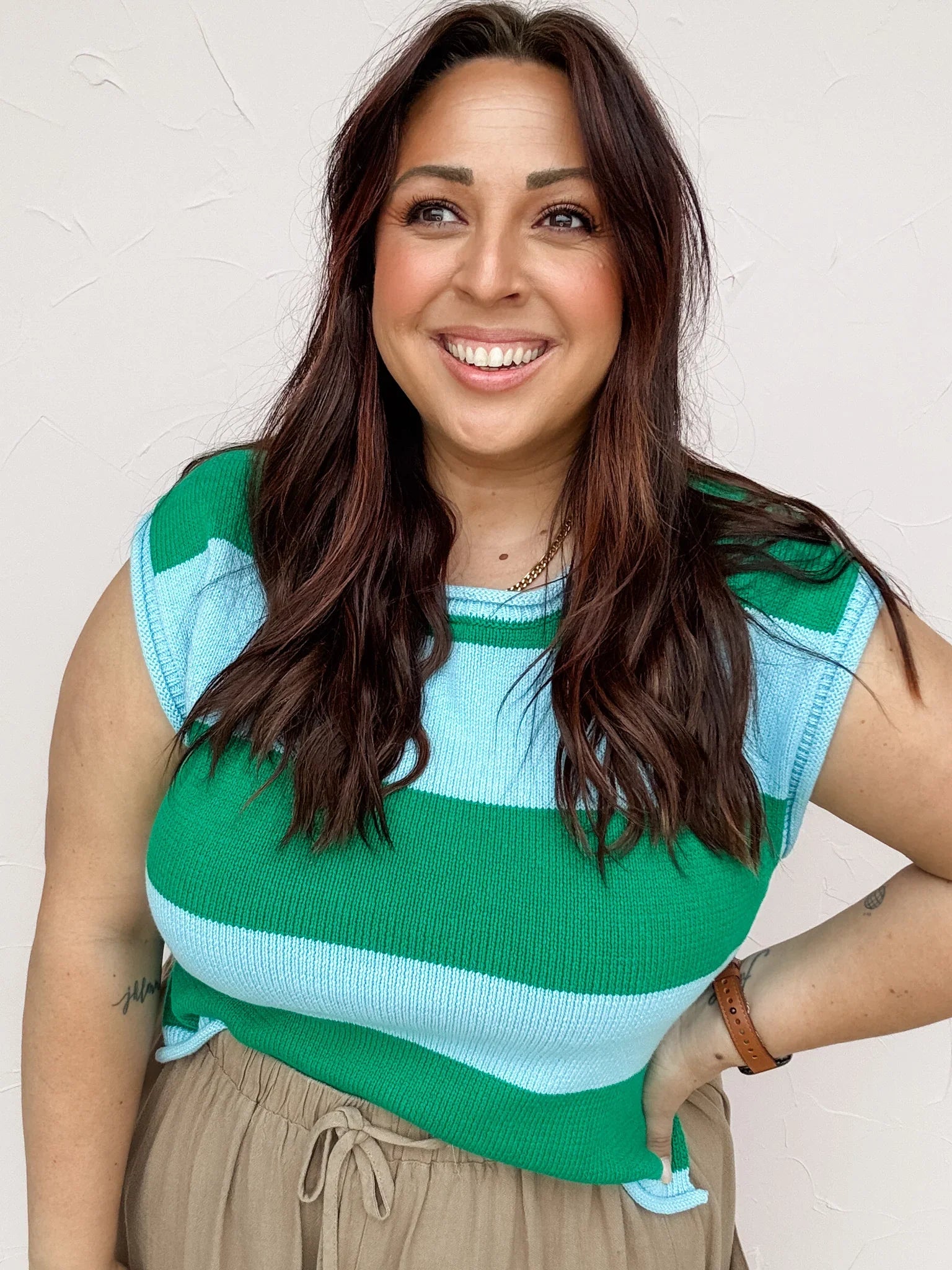Simple Joys Stripe Knit Top - 30% Off