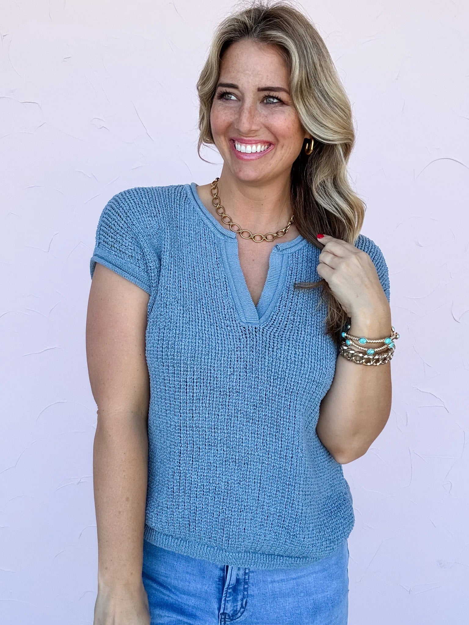 Mia Moment Knit Top - 30% Off
