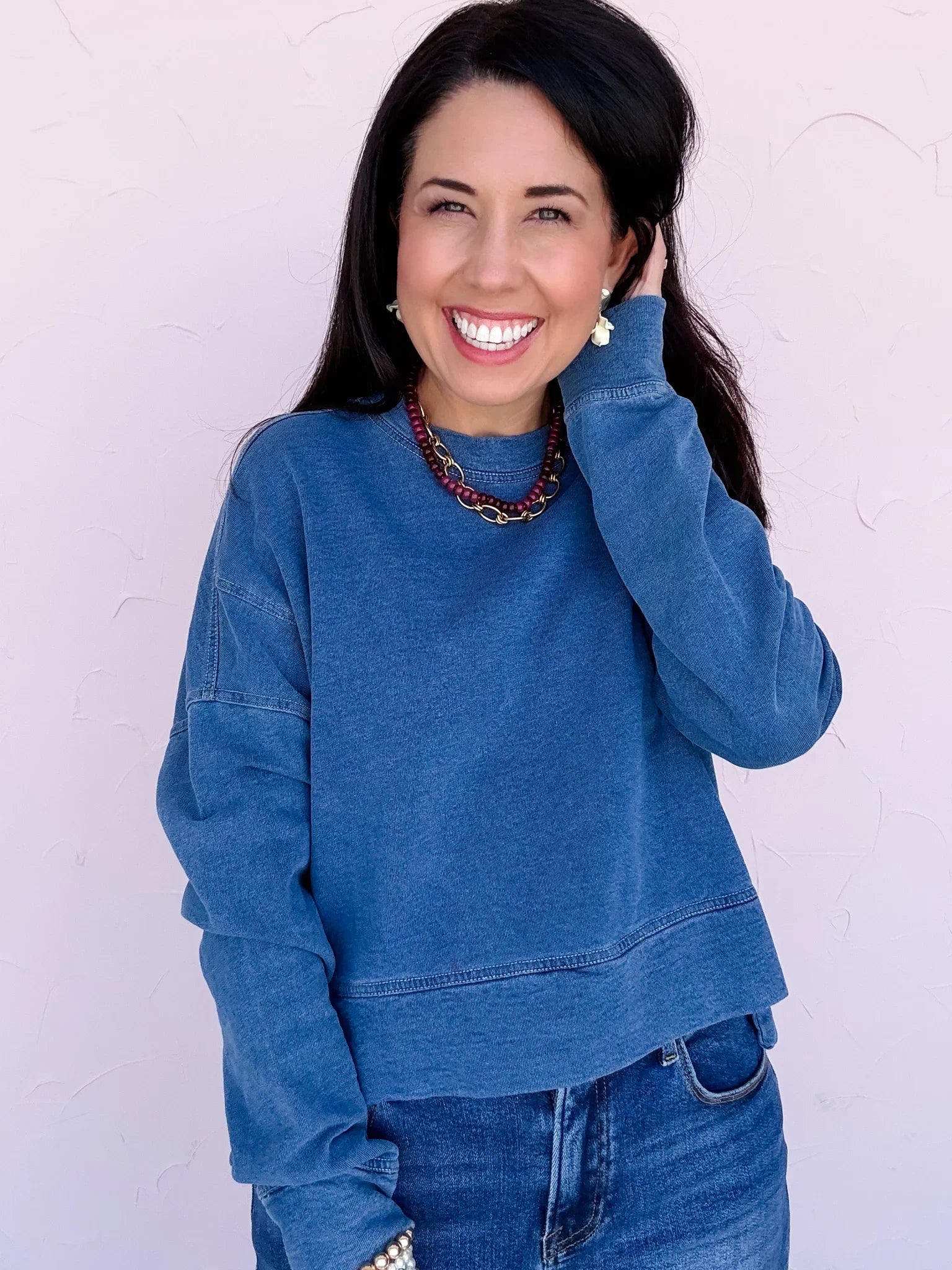 Blue Jean Feel Pullover