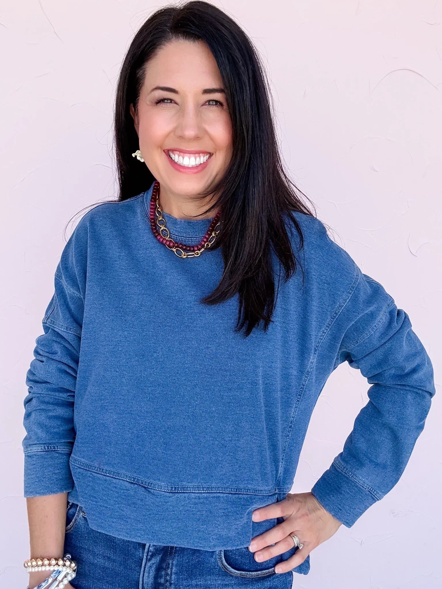 Blue Jean Feel Pullover