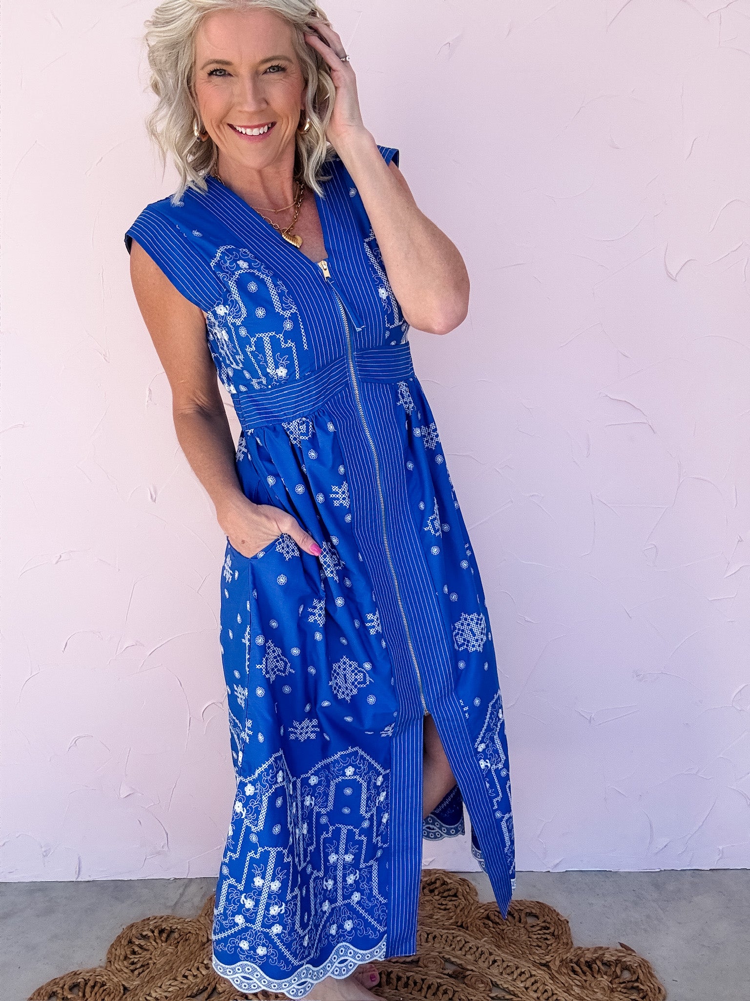 Keepsake Embroidered Midi