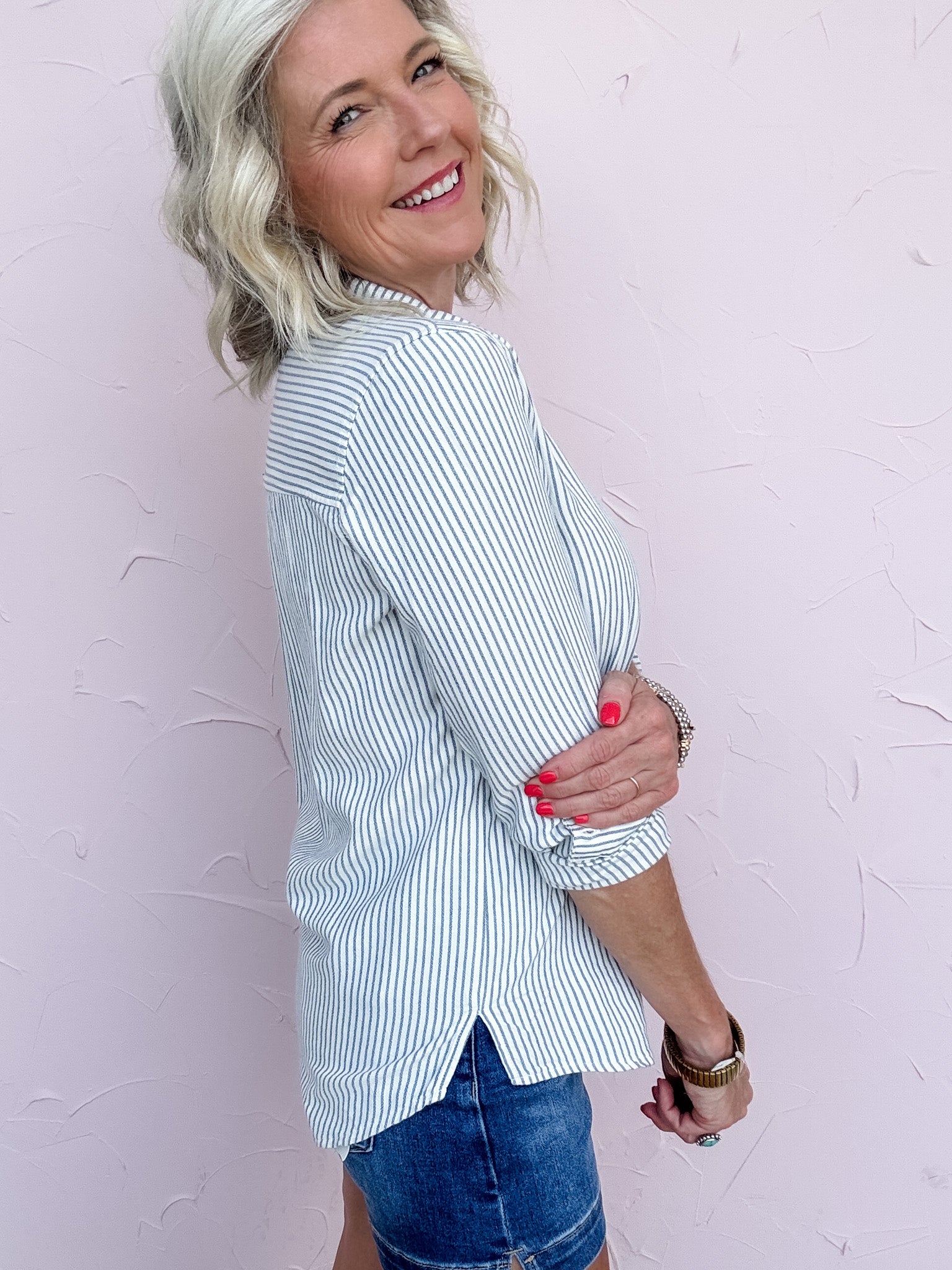 Crosswind Cotton Button Down