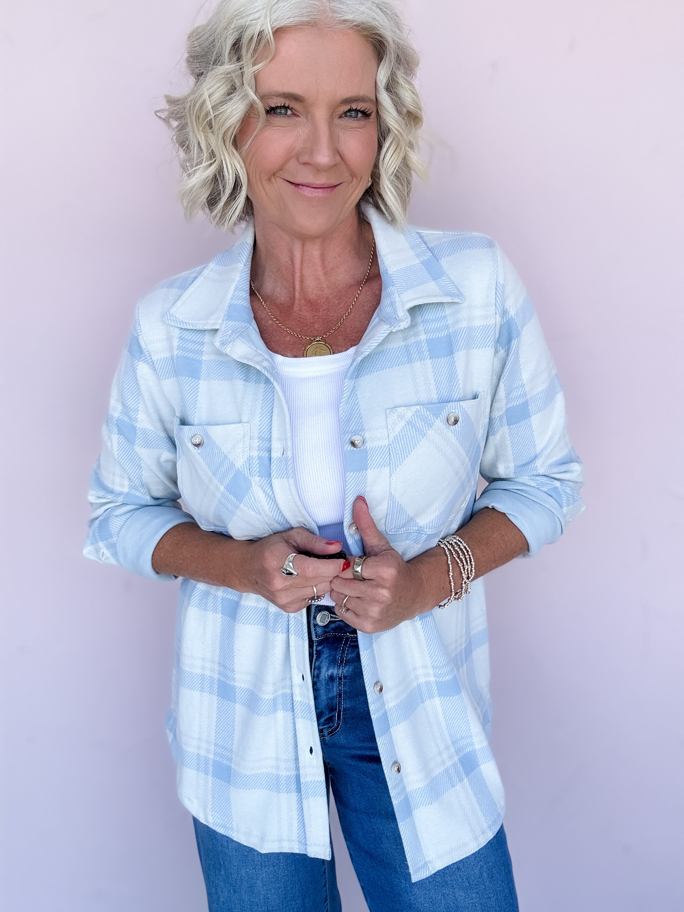 Thinking Clearly Button Down