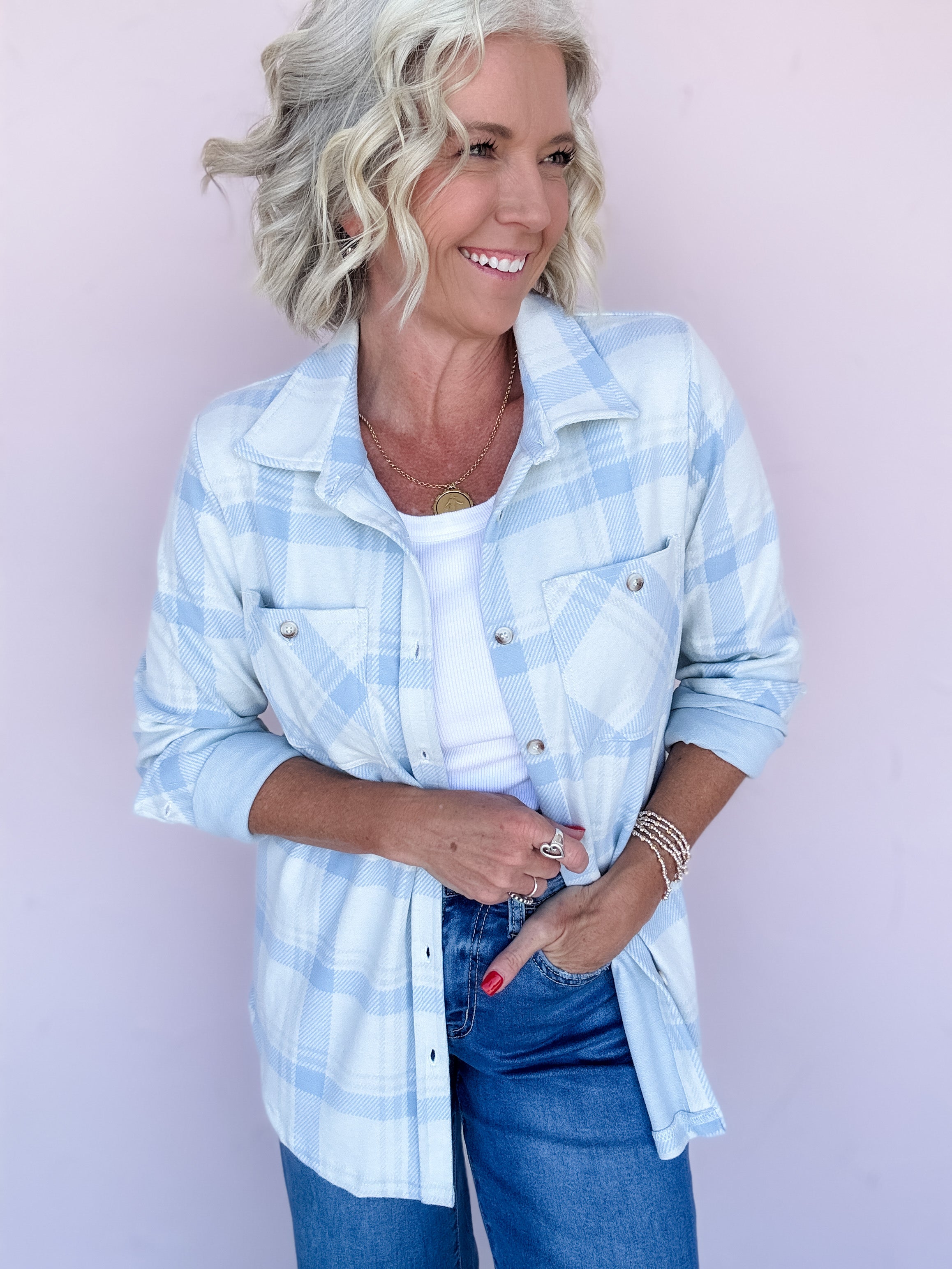 Thinking Clearly Button Down