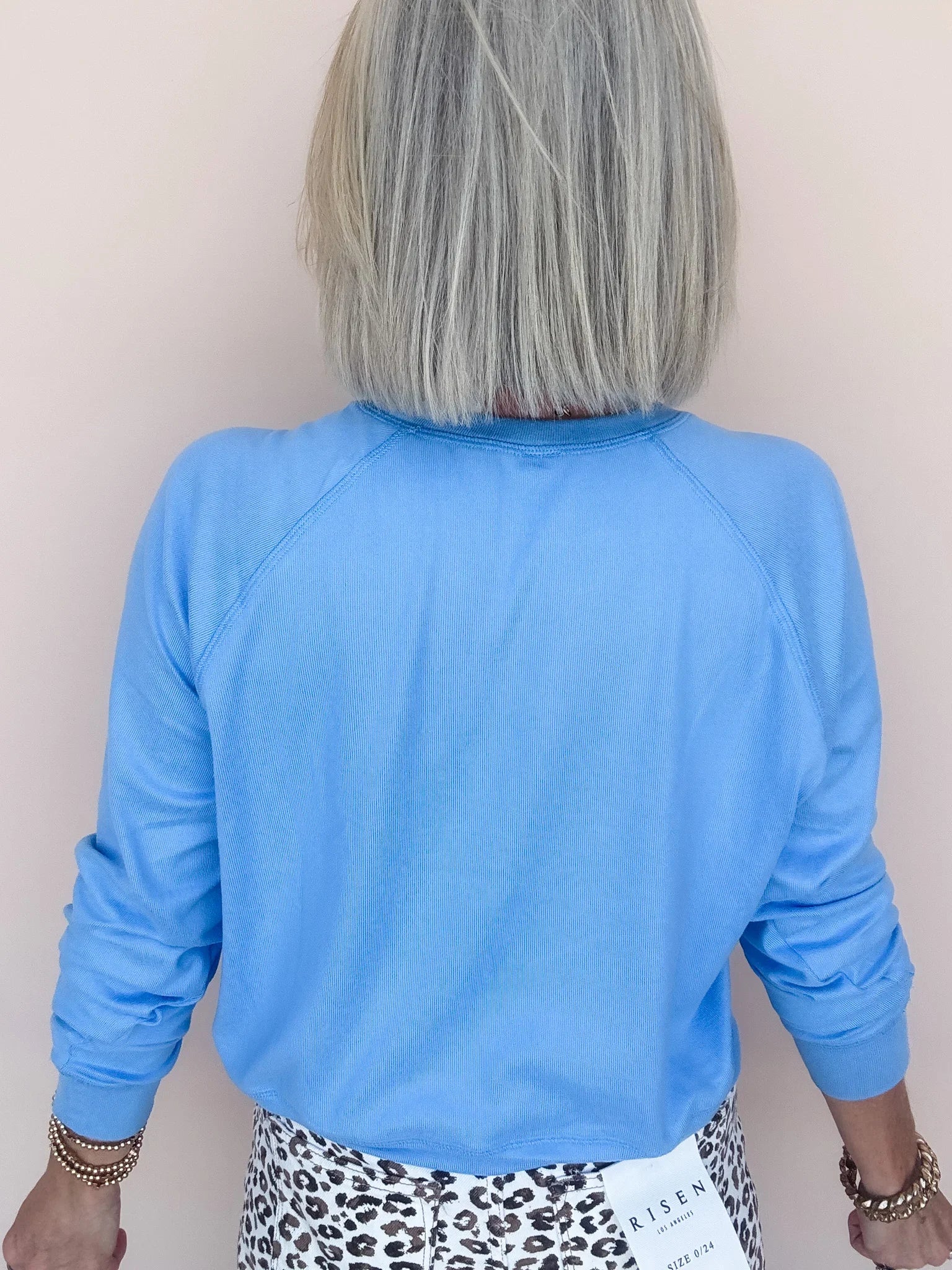 Denim Drift Pullover
