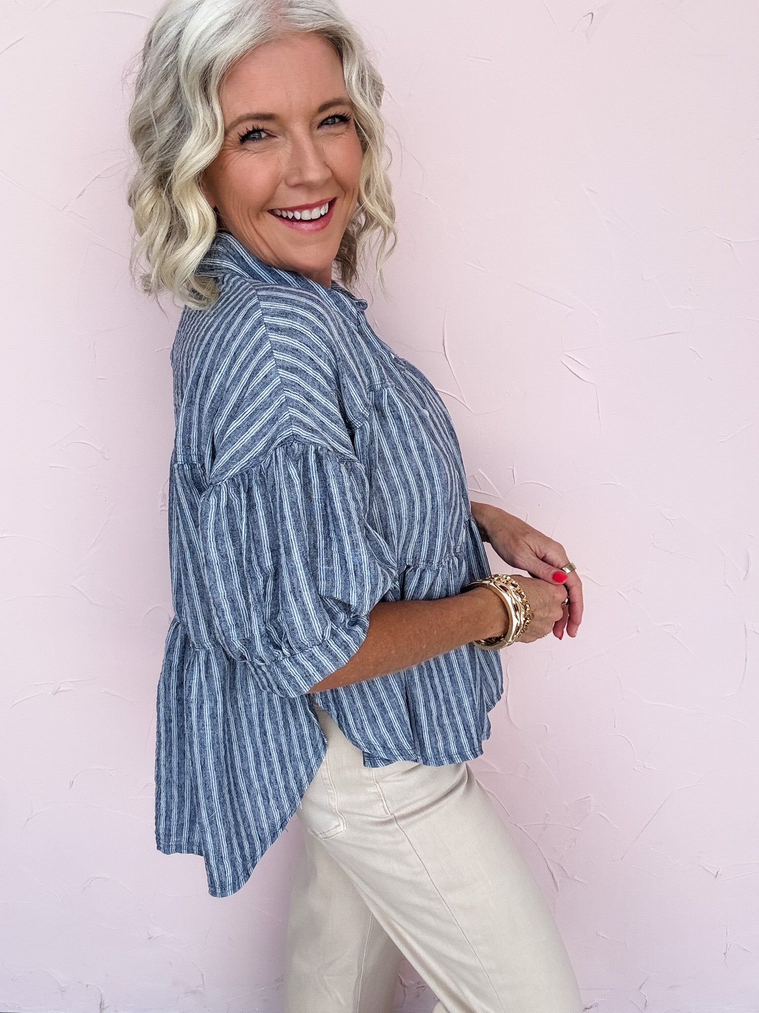 Maren Stripe Top