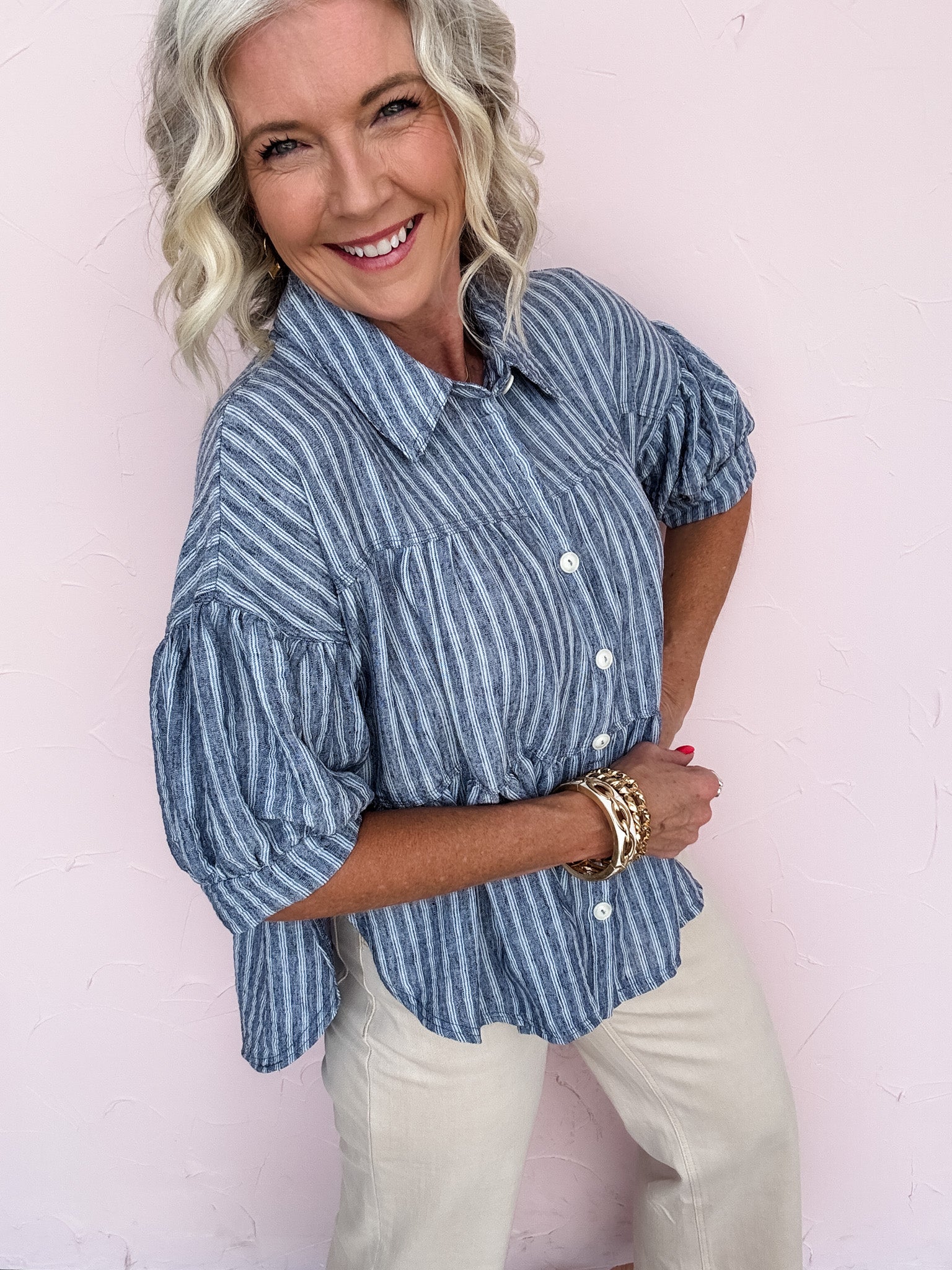 Maren Stripe Top