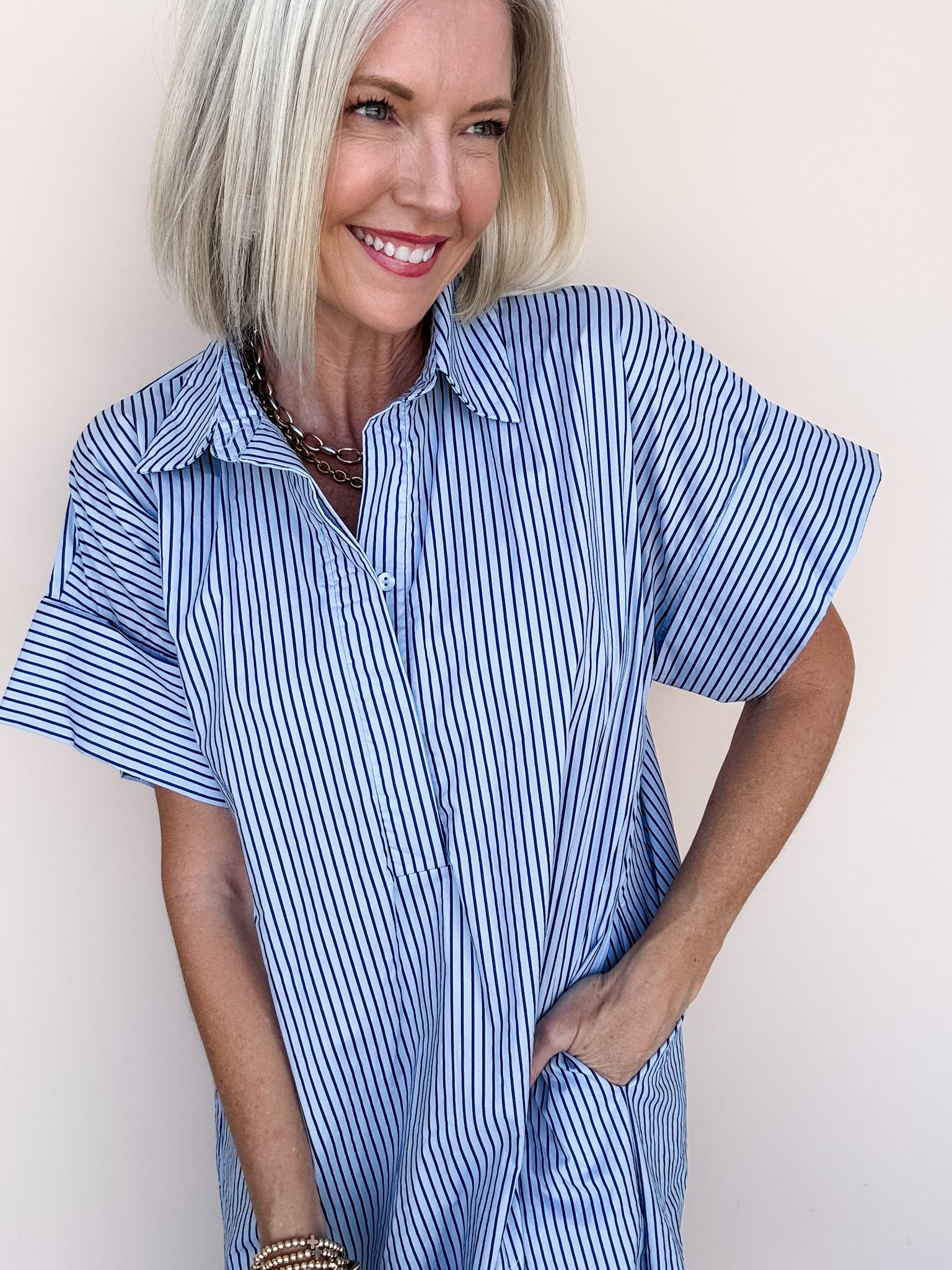 Winslow Dress | Dusty Blue