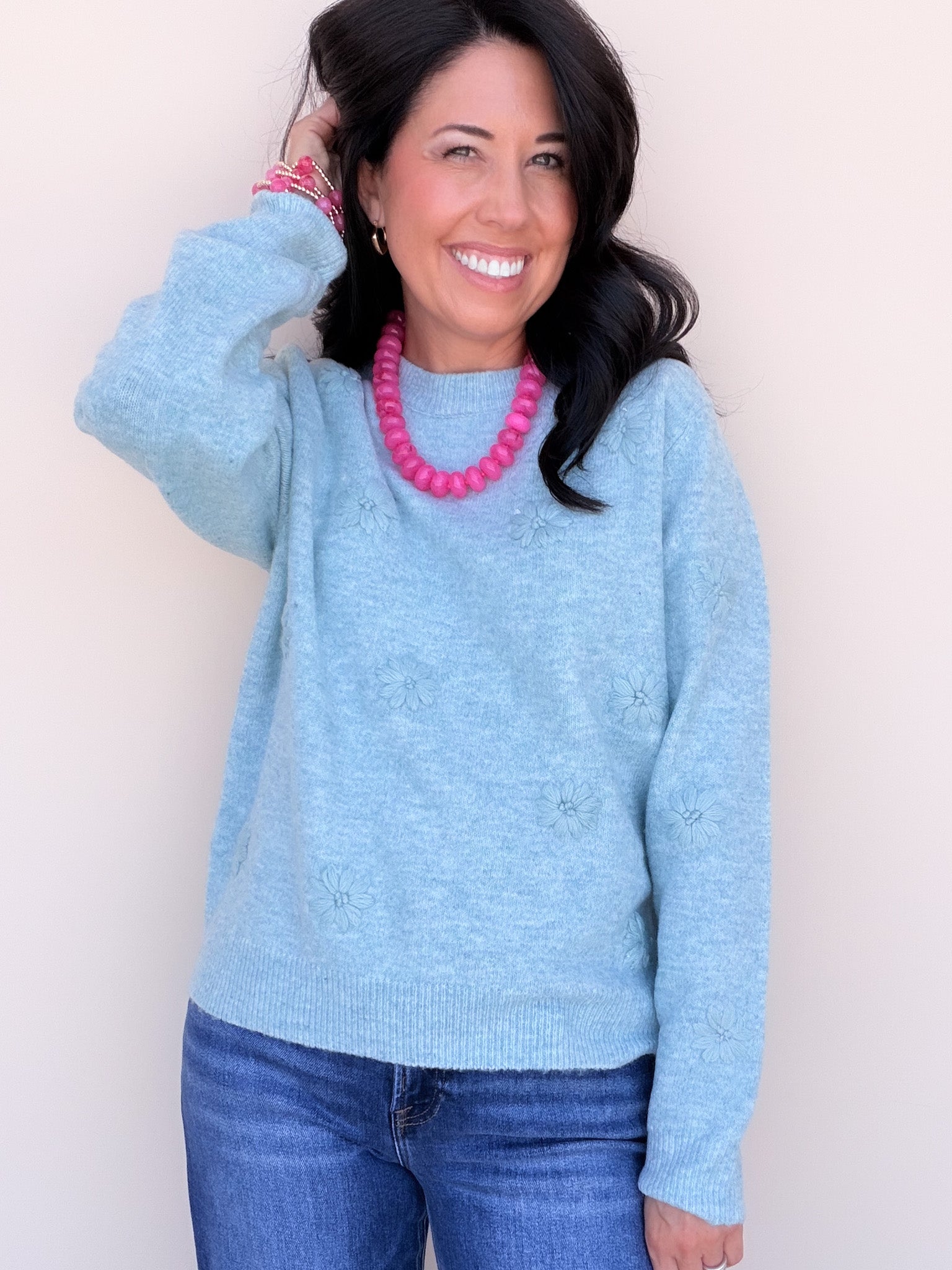 Seafoam Social Sweater