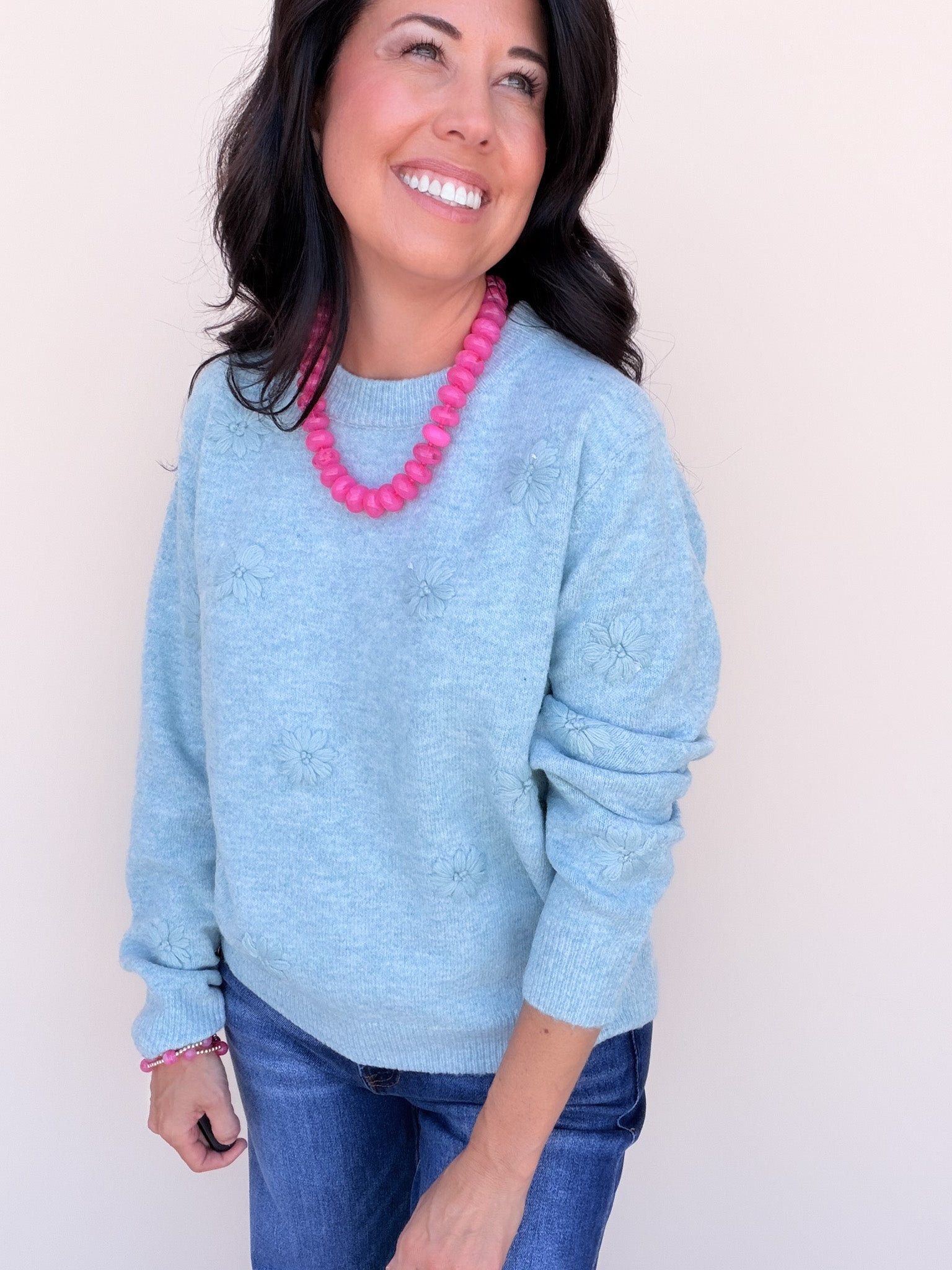 Seafoam Social Sweater