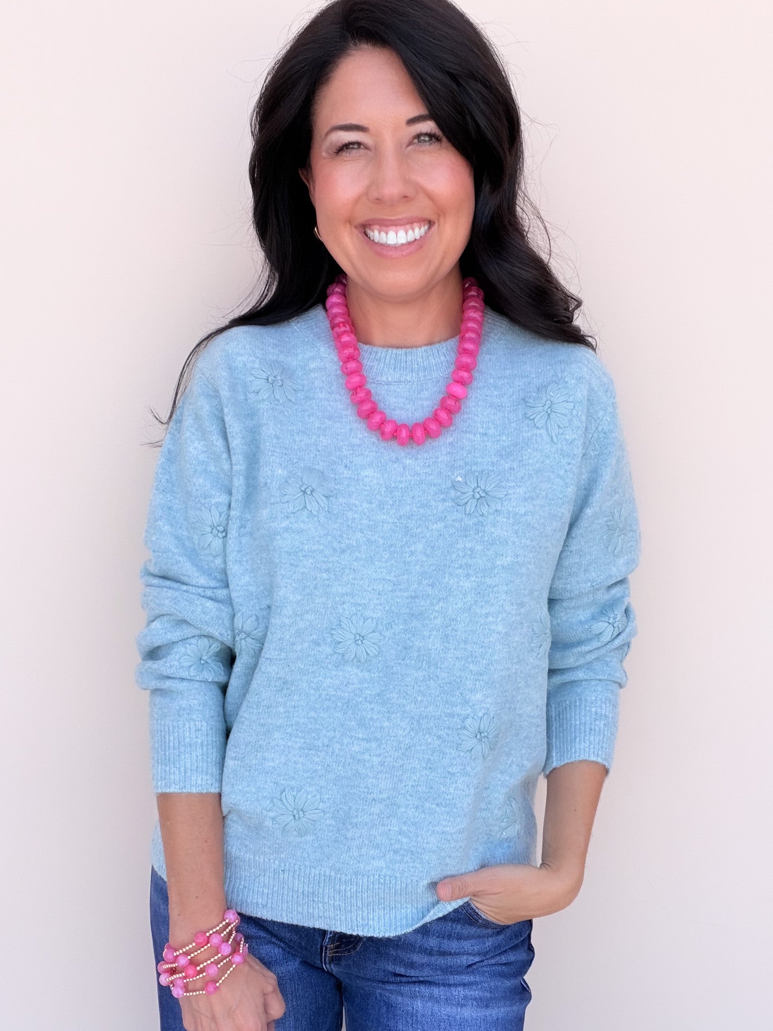 Seafoam Social Sweater