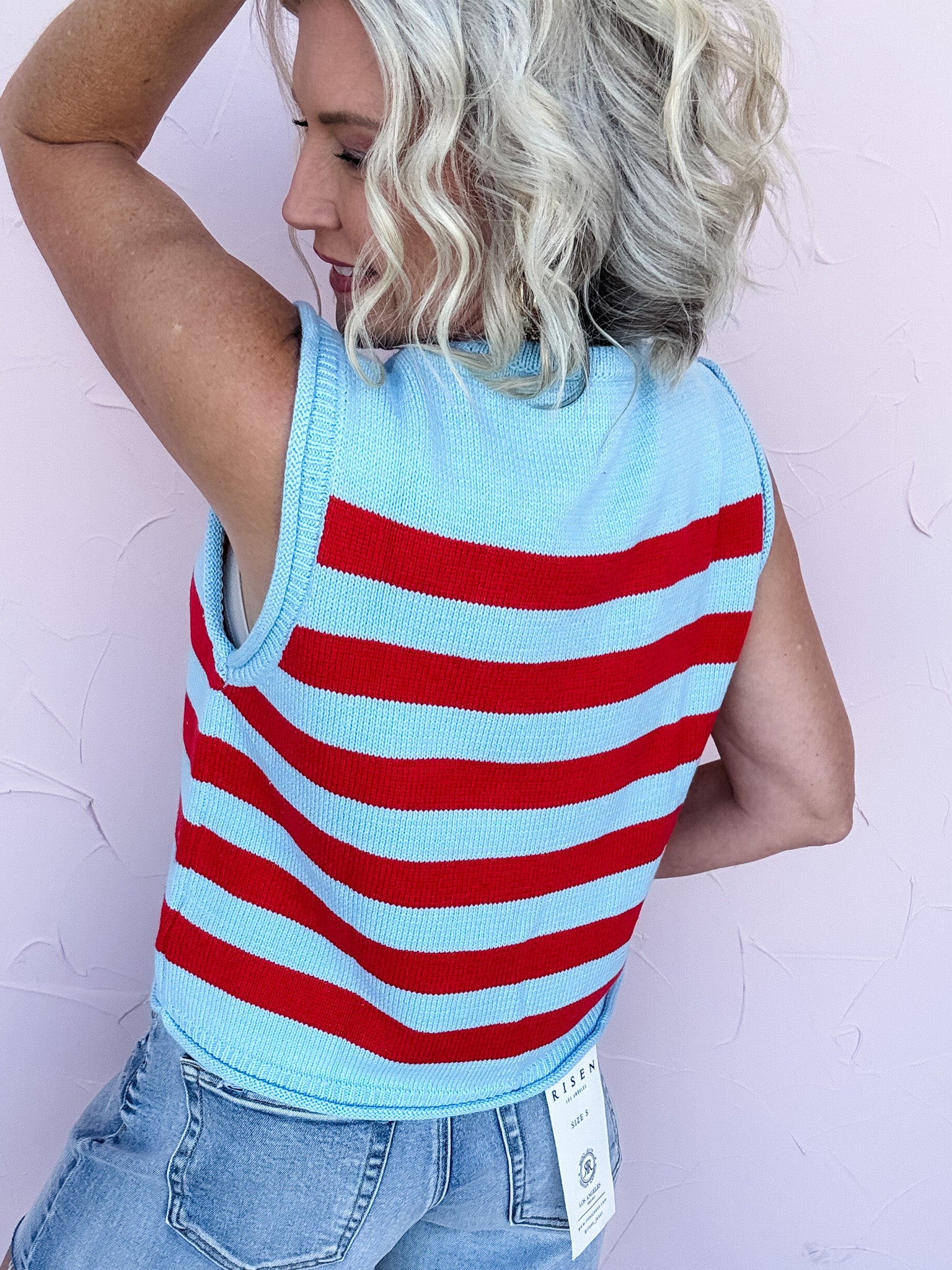 Treasured Coast Stripe Vest