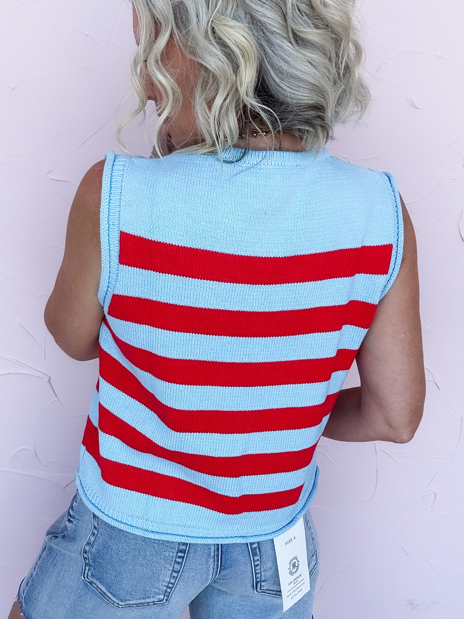 Treasured Coast Stripe Vest