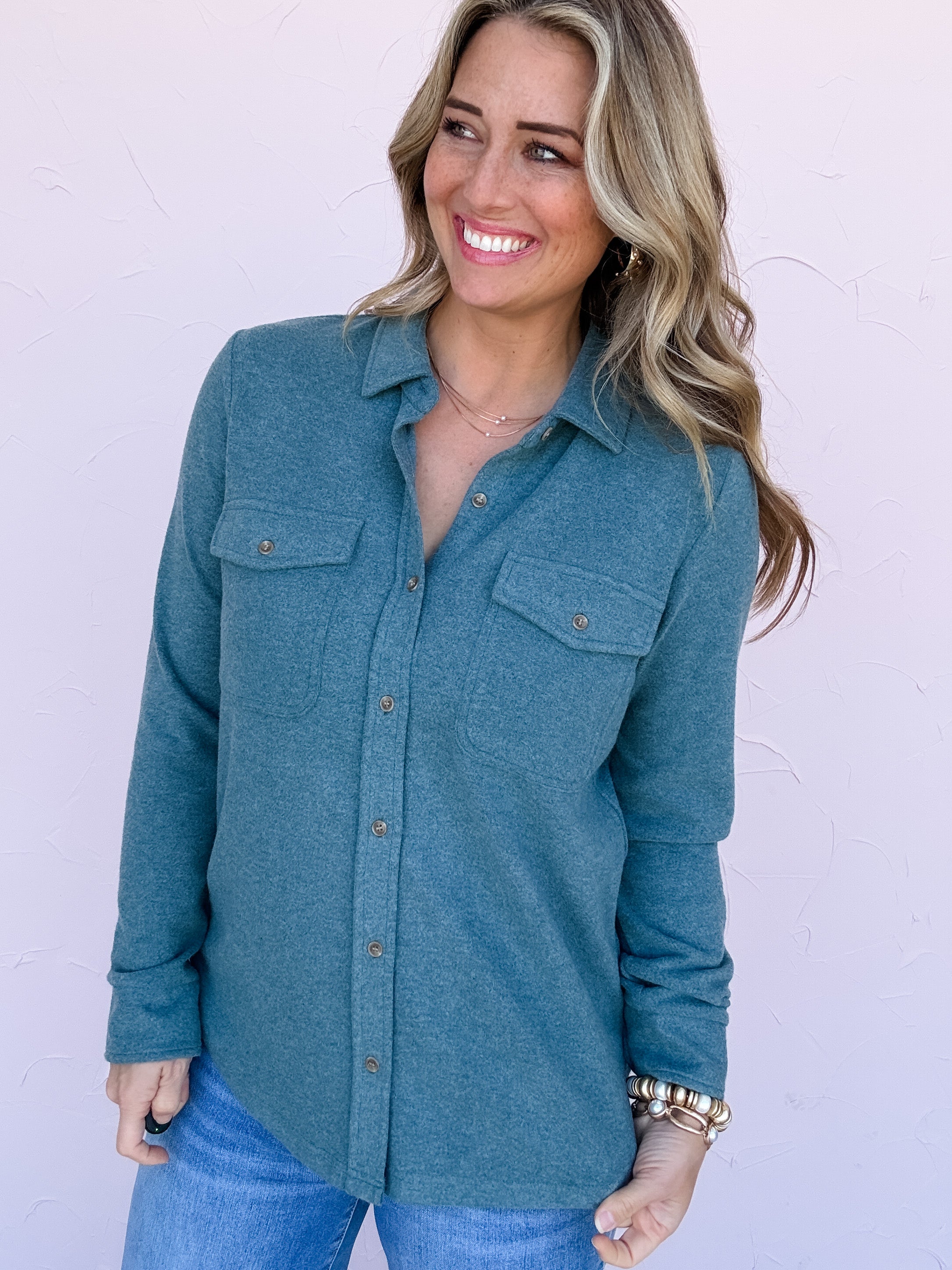 Blue Haven Button Down