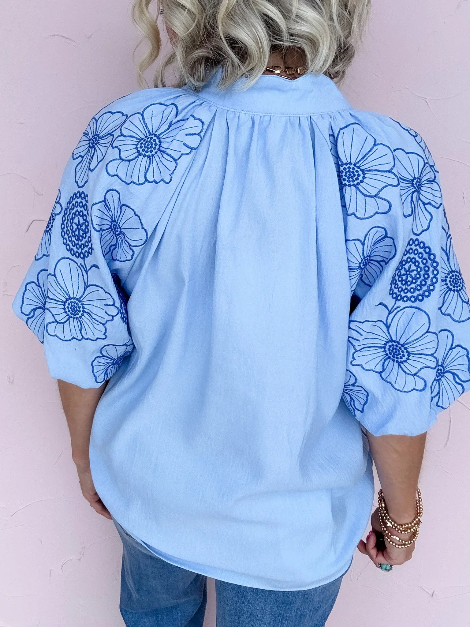 Sky Bloom Top