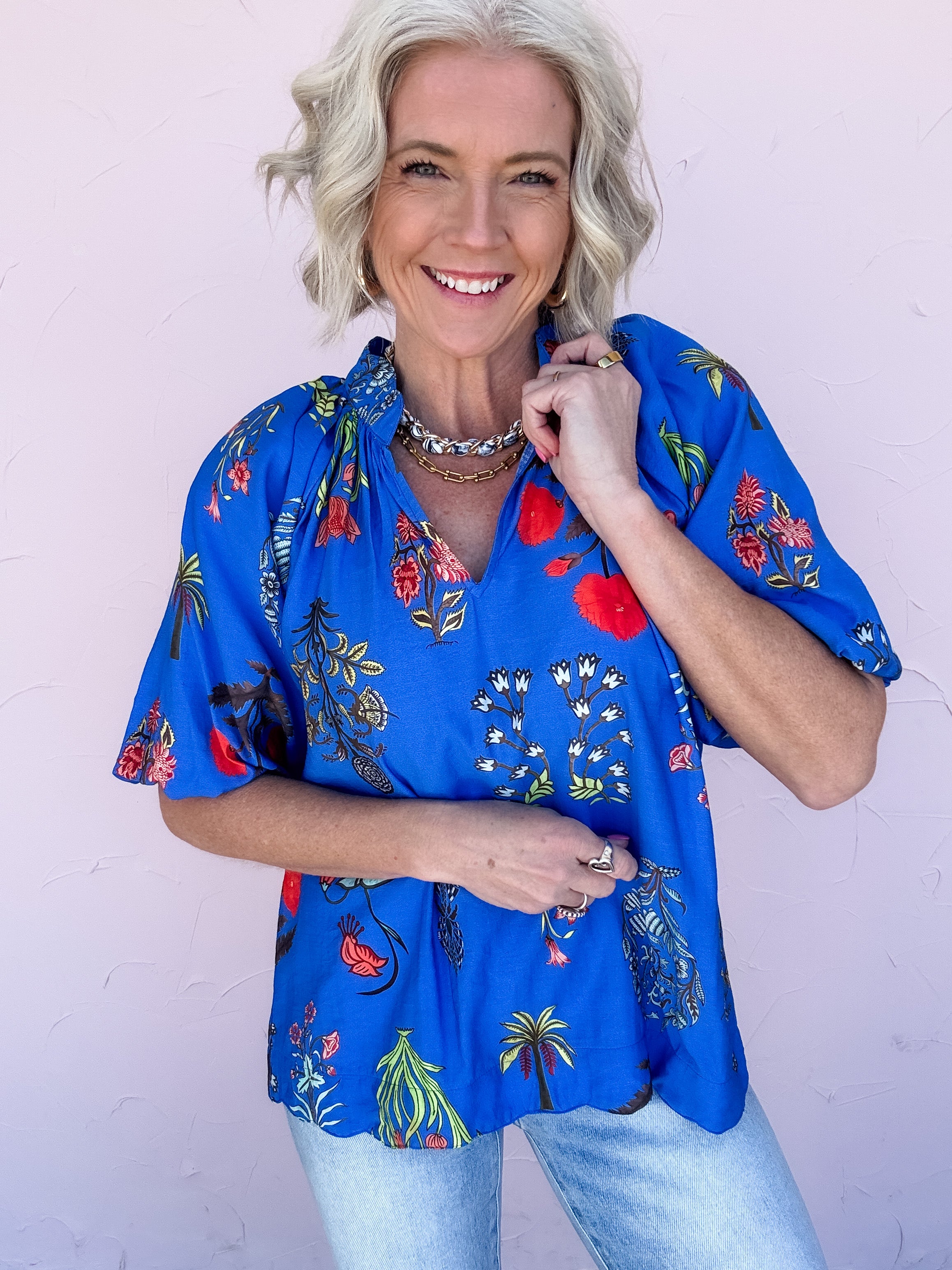 Bright Days Floral Top