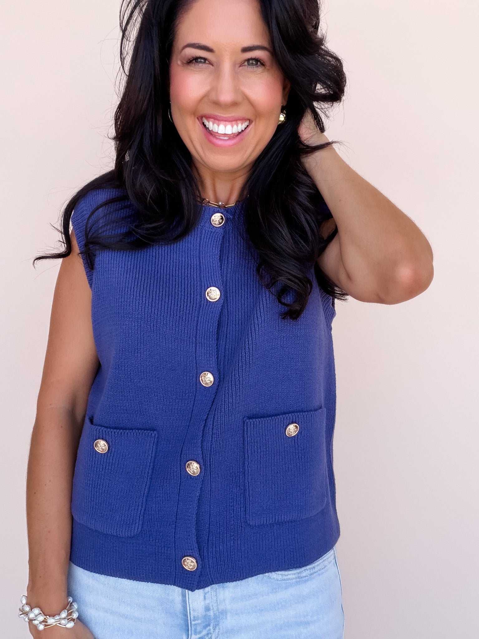 Nina Sky Sweater Vest