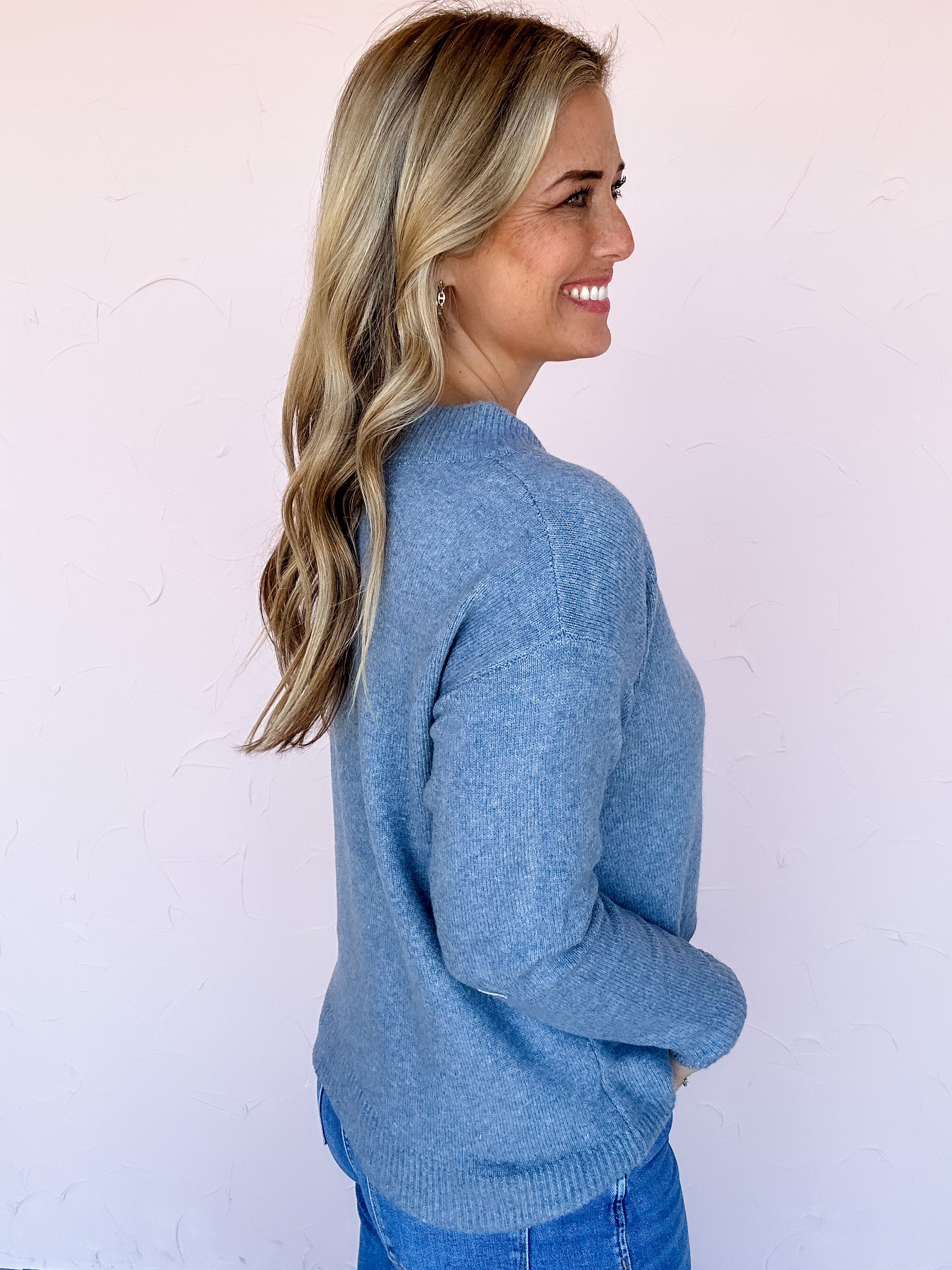 Winter Chill V-Neck Sweater