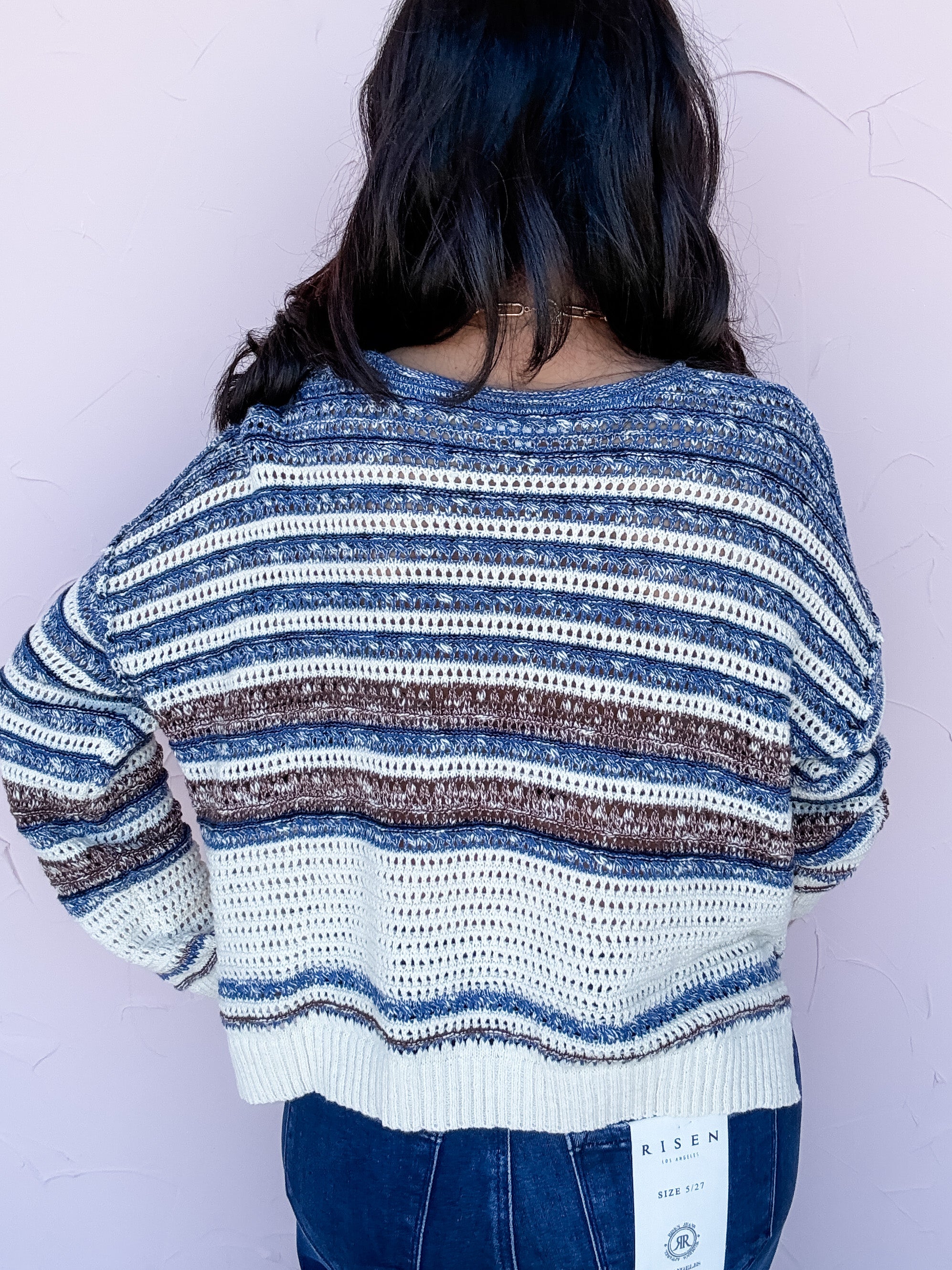 Canyon Stripe Knit Top
