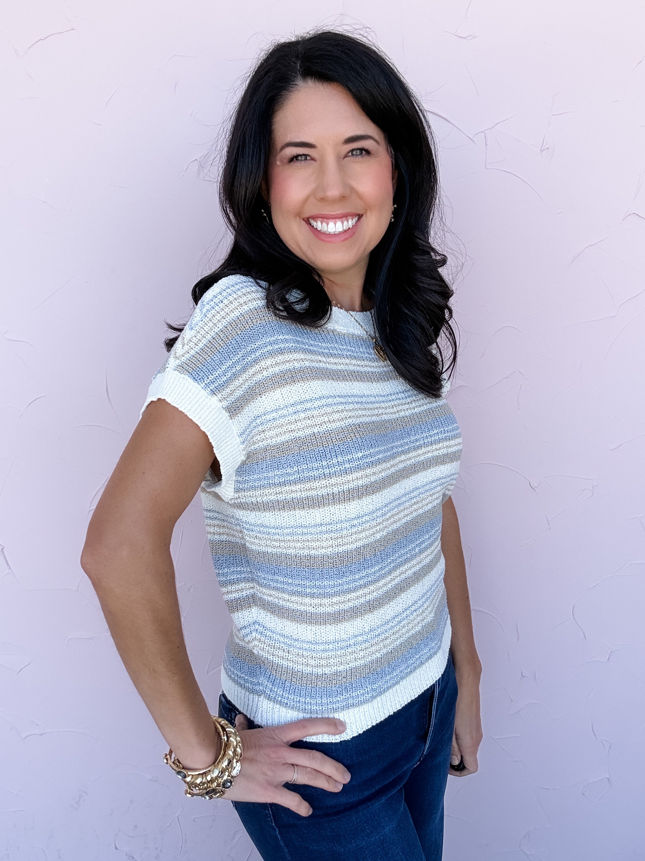 Shorebreak Stripe Knit Sweater