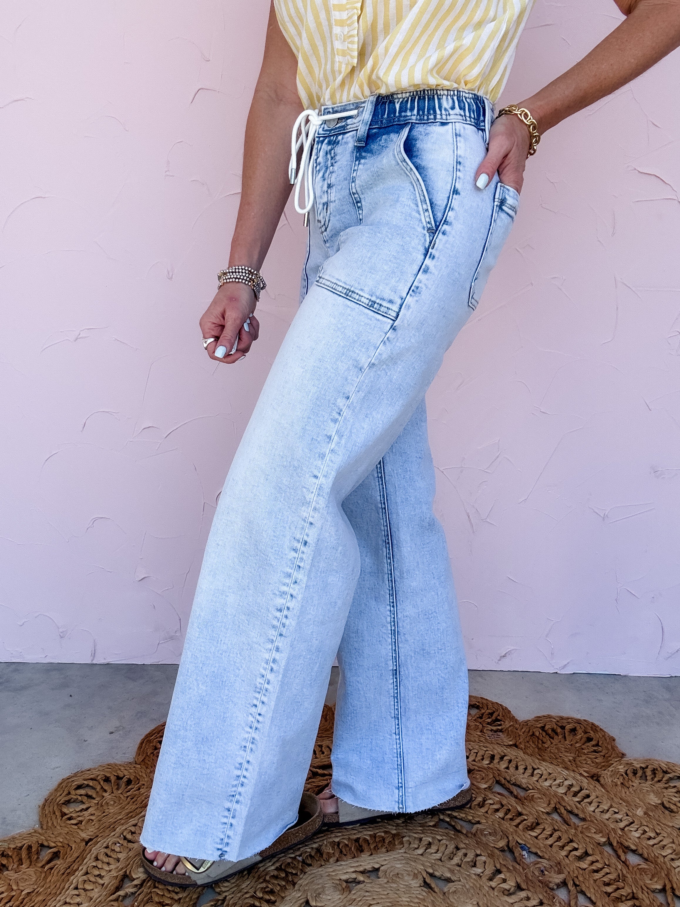 Draw the Line Wide Leg