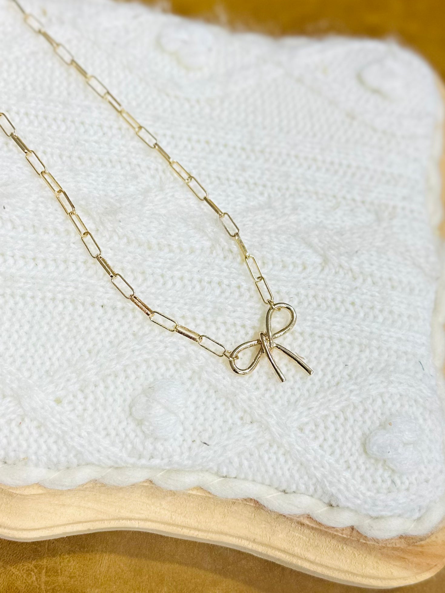 Tied With A Bow Necklace