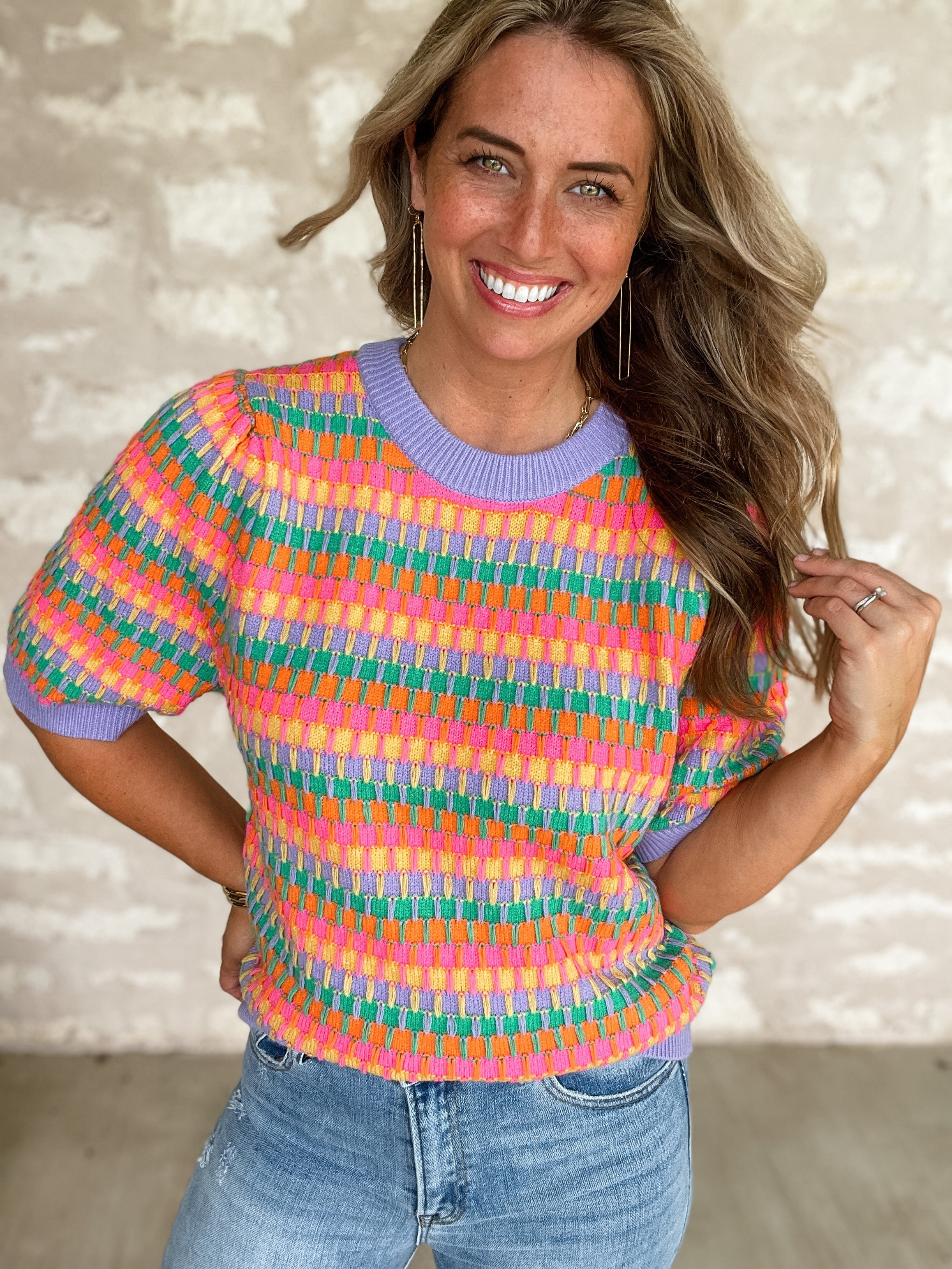 Mikayla Sweater Top-FINAL SALE
