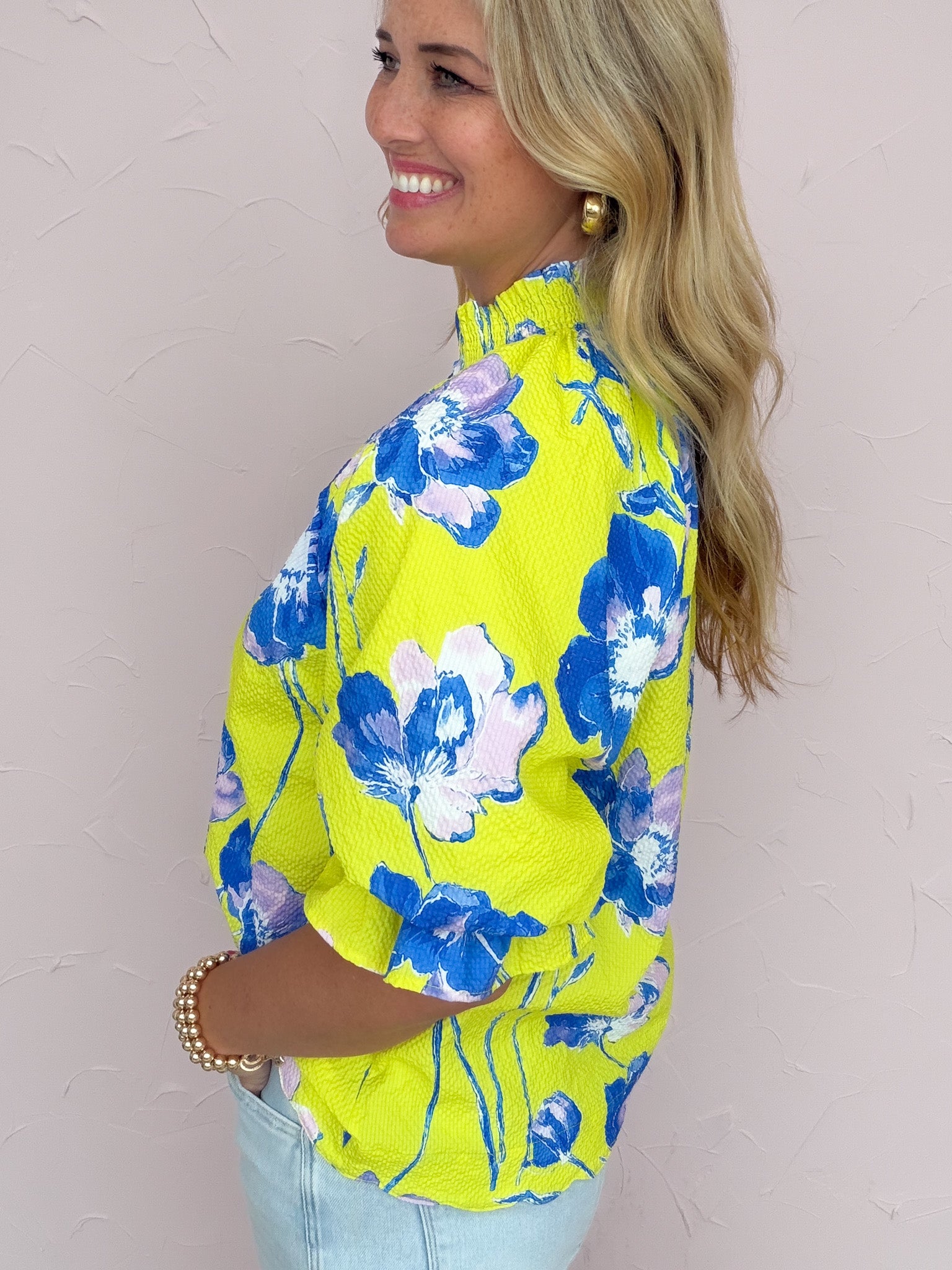 Lemon Zest Bloom Top