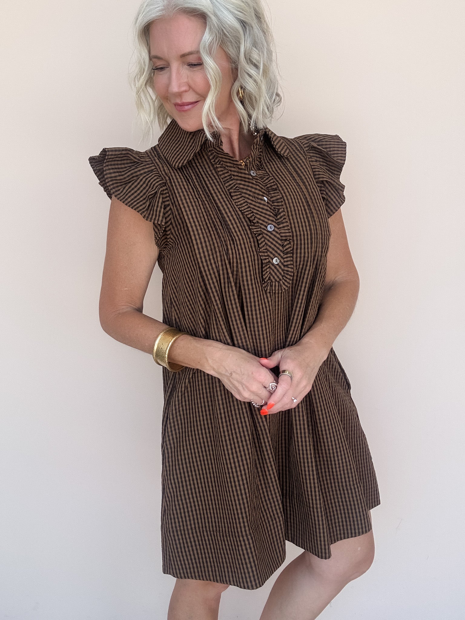 Little Miss Sunshine Dress | Black Tan