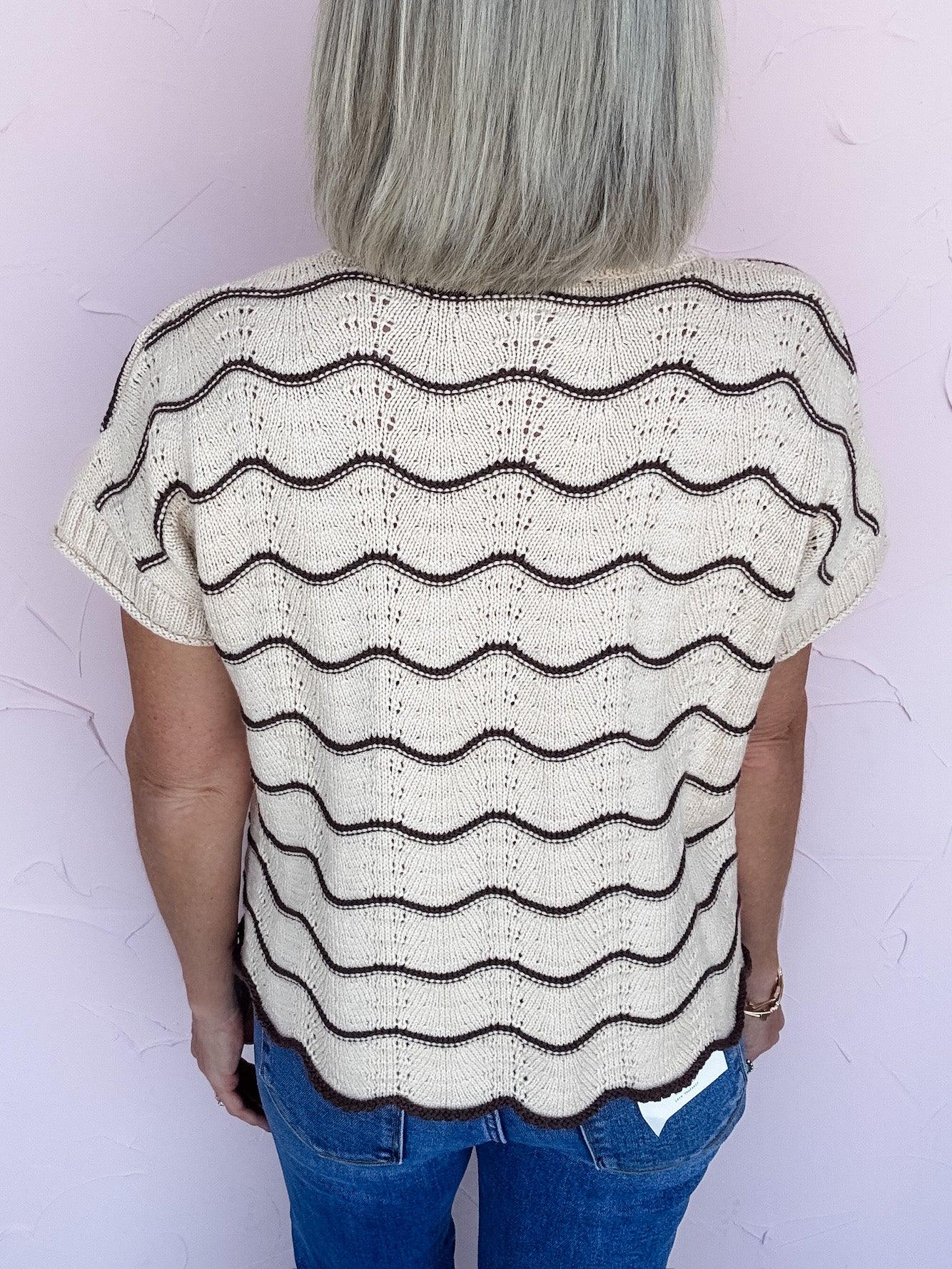 Giada Scalloped Sweater