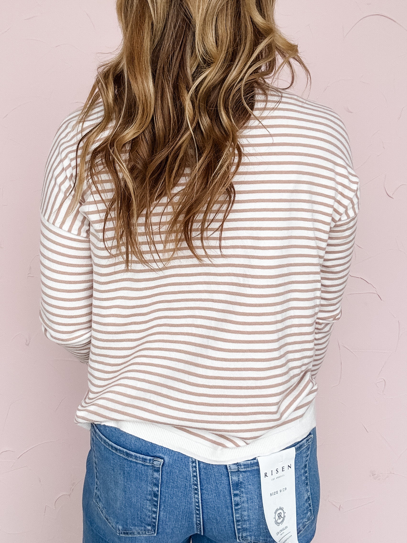 Honey Mist Stripe Top