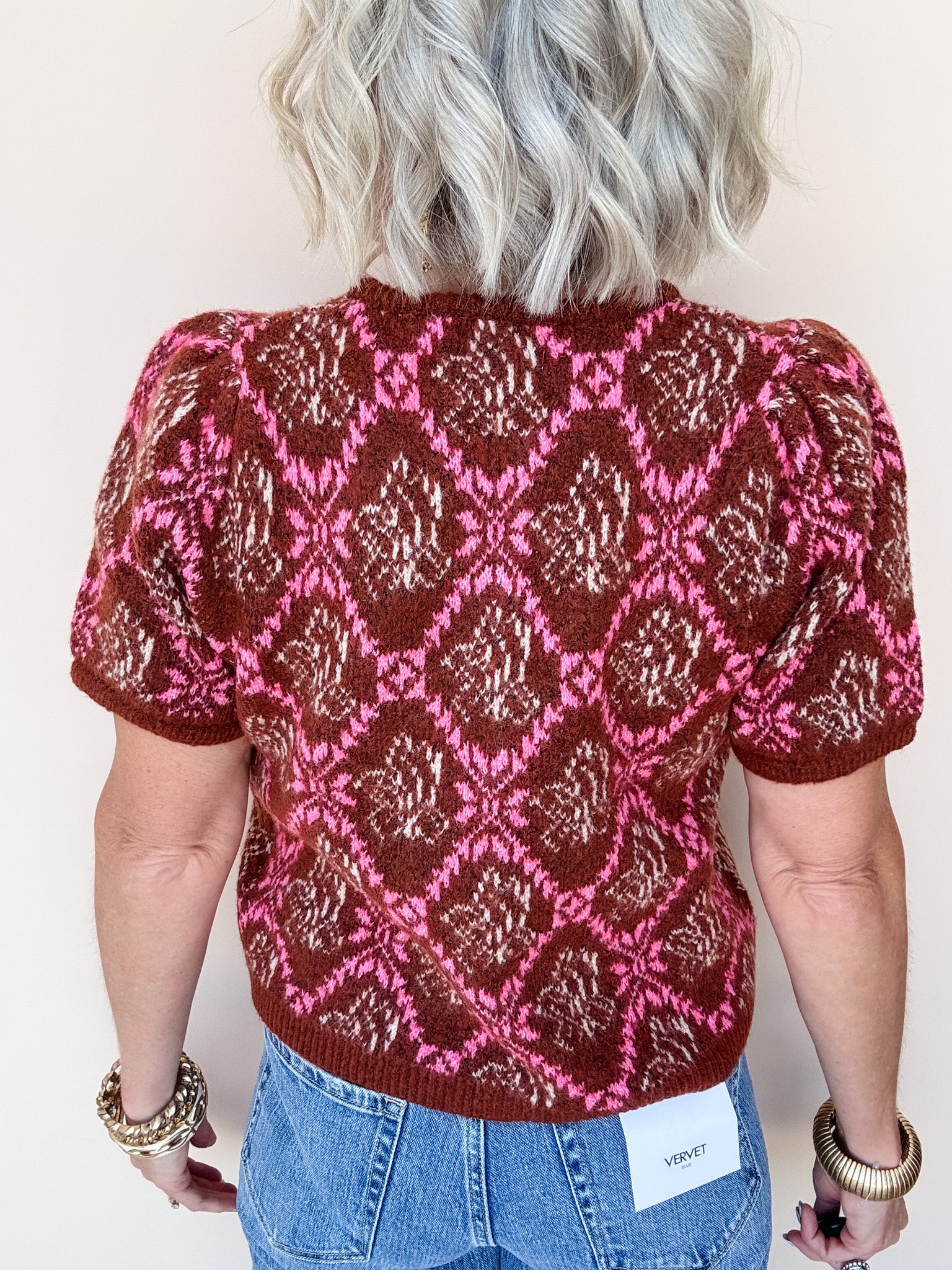 Rosewood Diamond Cardigan