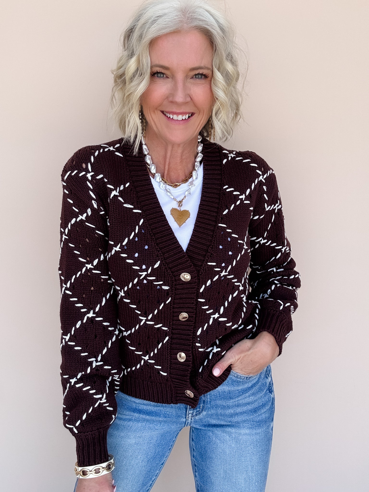 Lattice House Cardigan