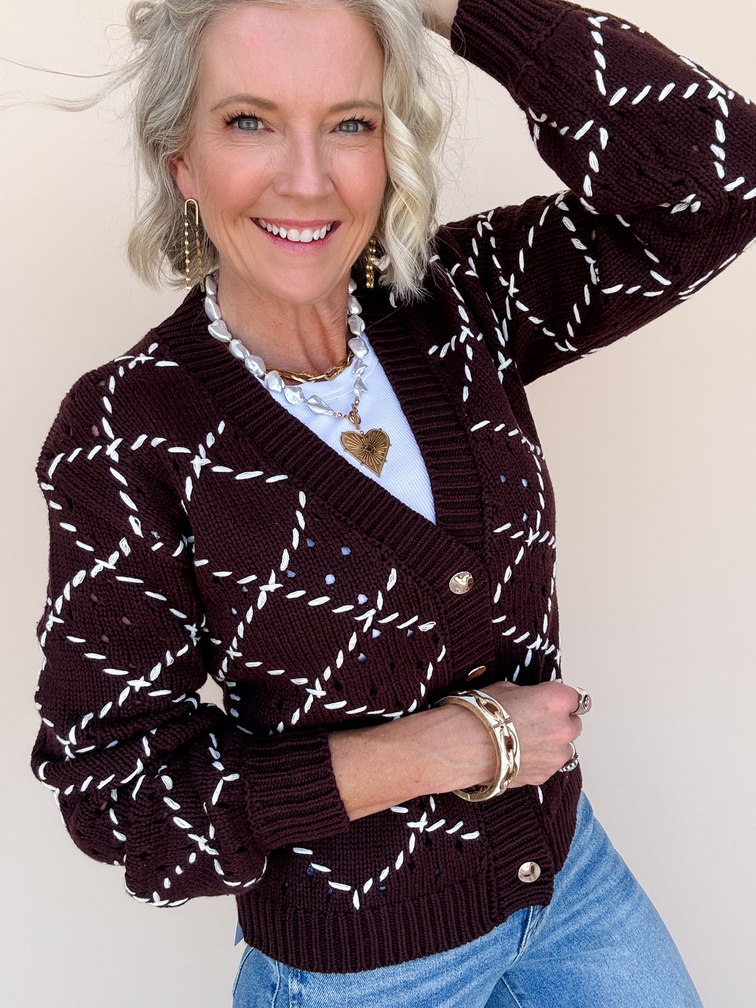 Lattice House Cardigan