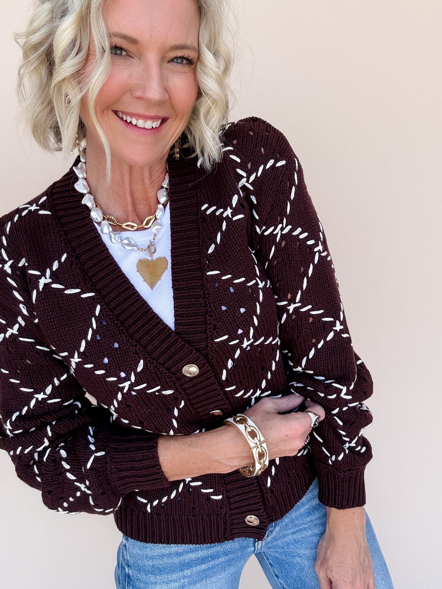 Lattice House Cardigan