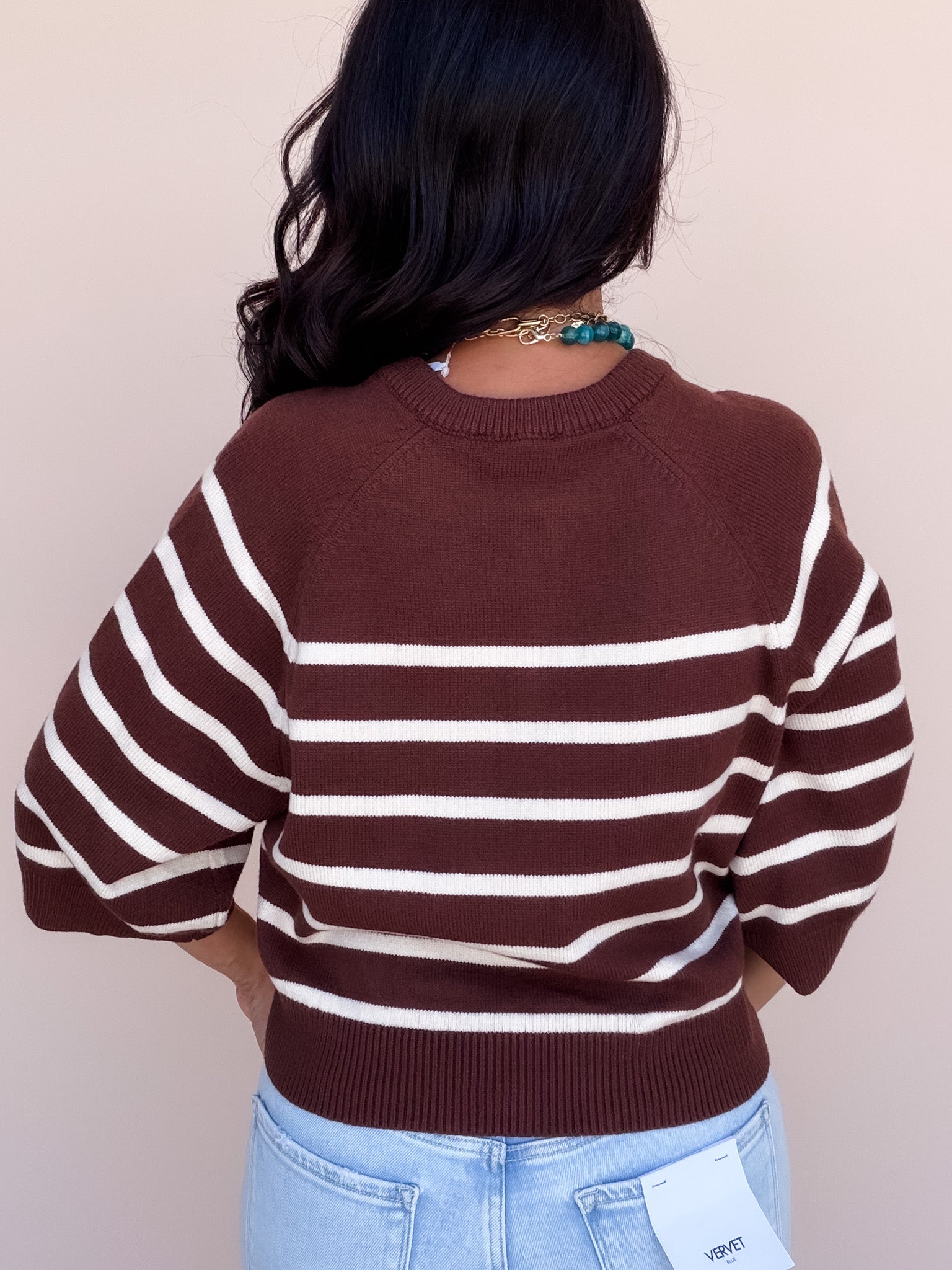 Spirit Henley Sweater | Brown